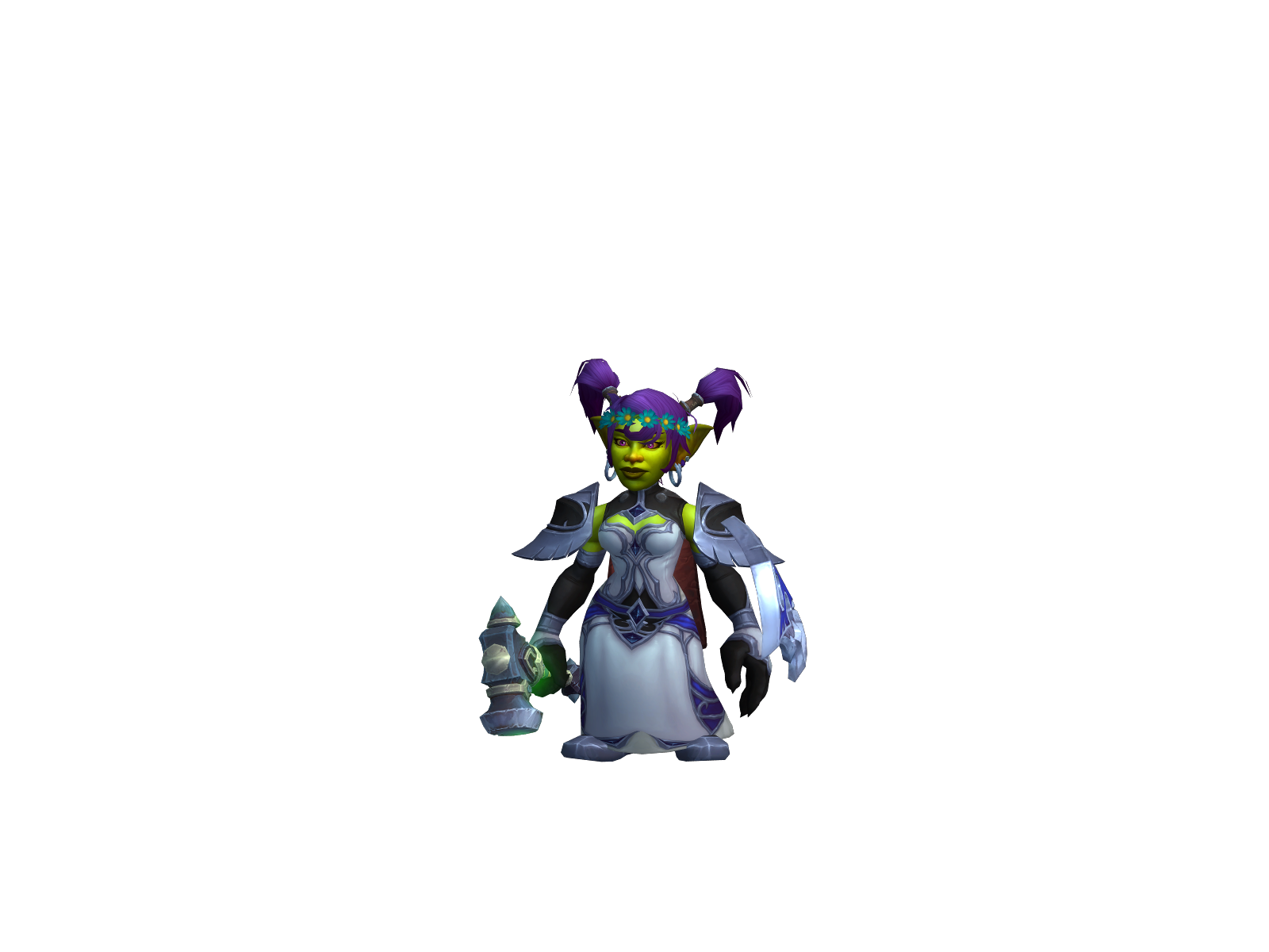Нучтопохилим 3D character render
