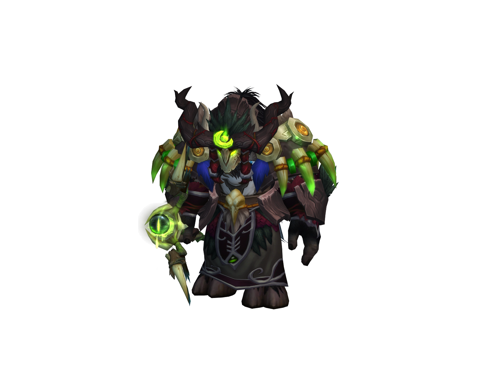 Пачкачая 3D character render