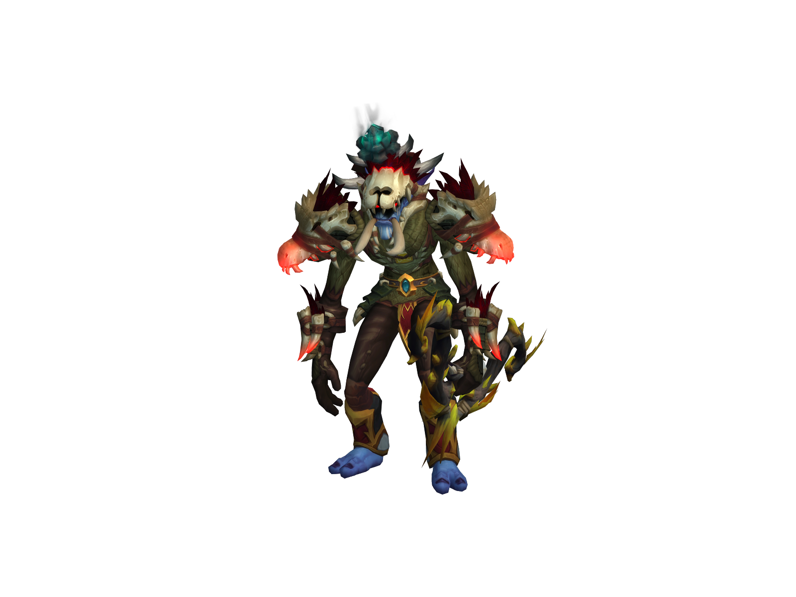 Белыйатомщик 3D character render