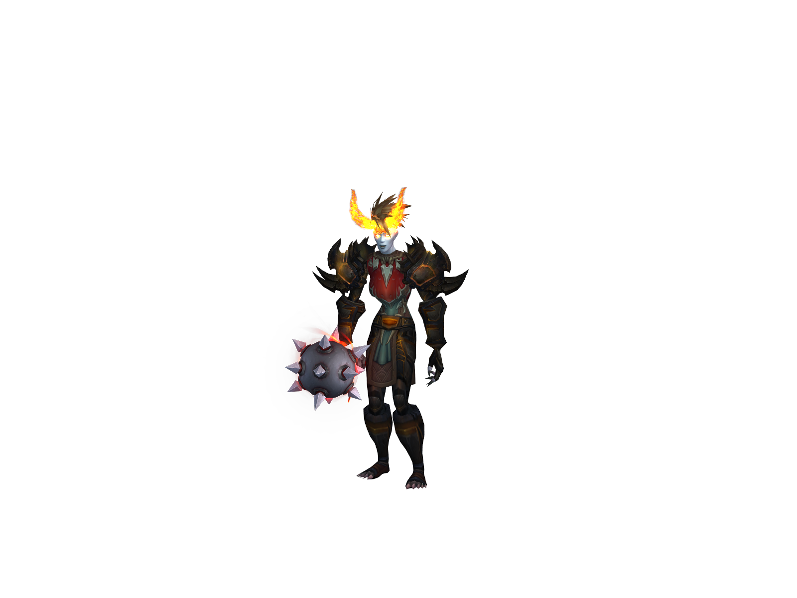 Разгибушка 3D character render