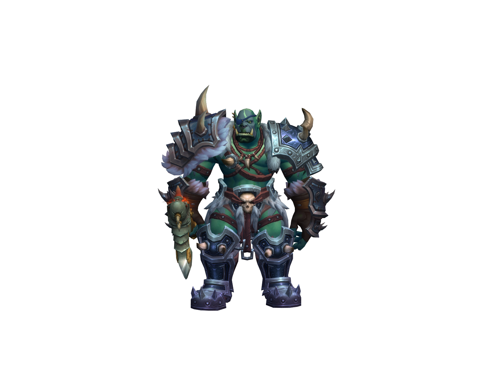 Бабкафрирен 3D character render