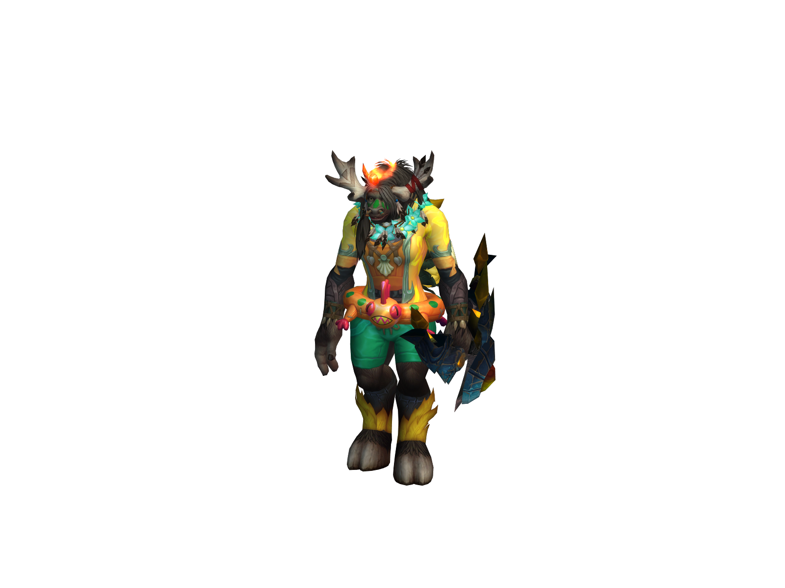Кемр 3D character render