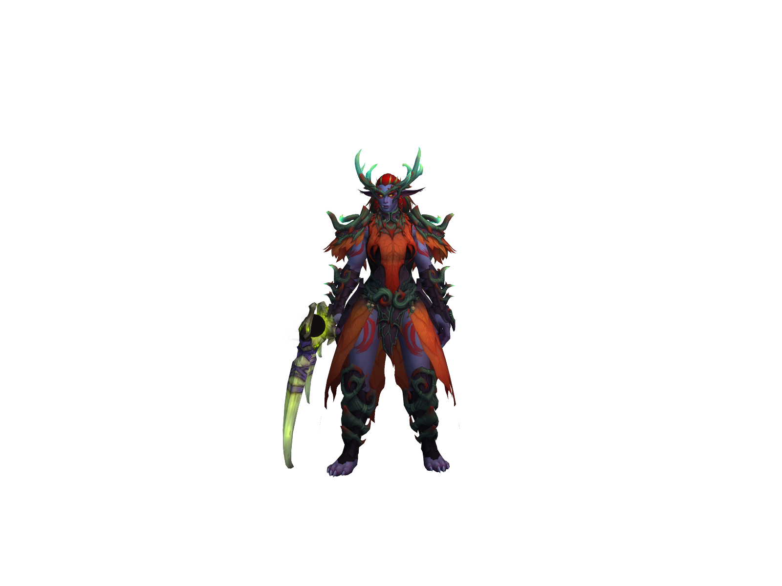 Аёсичка 3D character render