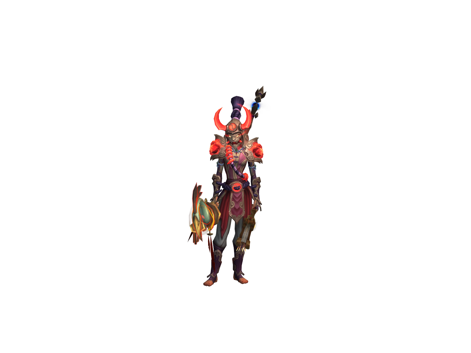 Нинквилоти 3D character render