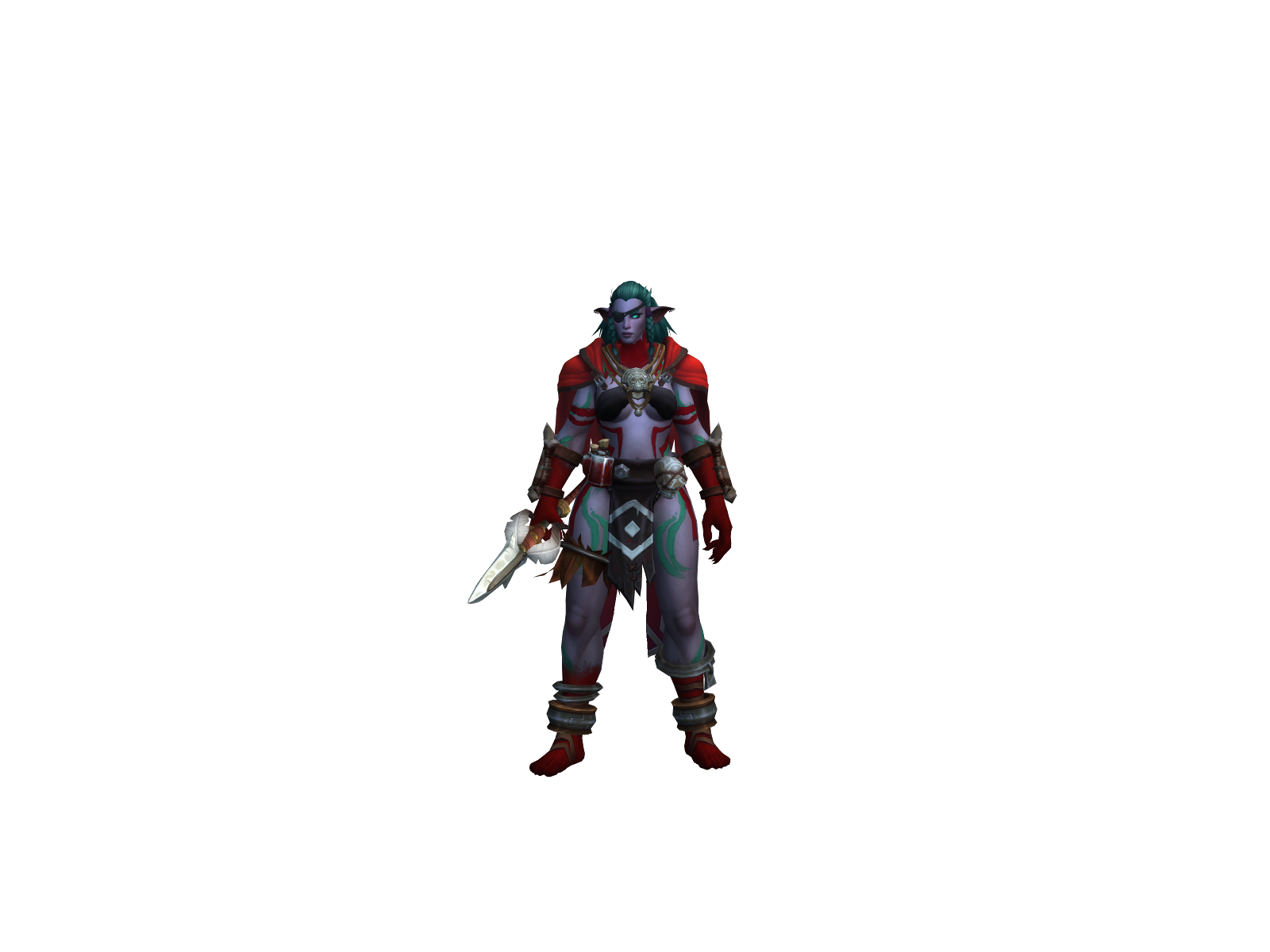 Некромышь 3D character render