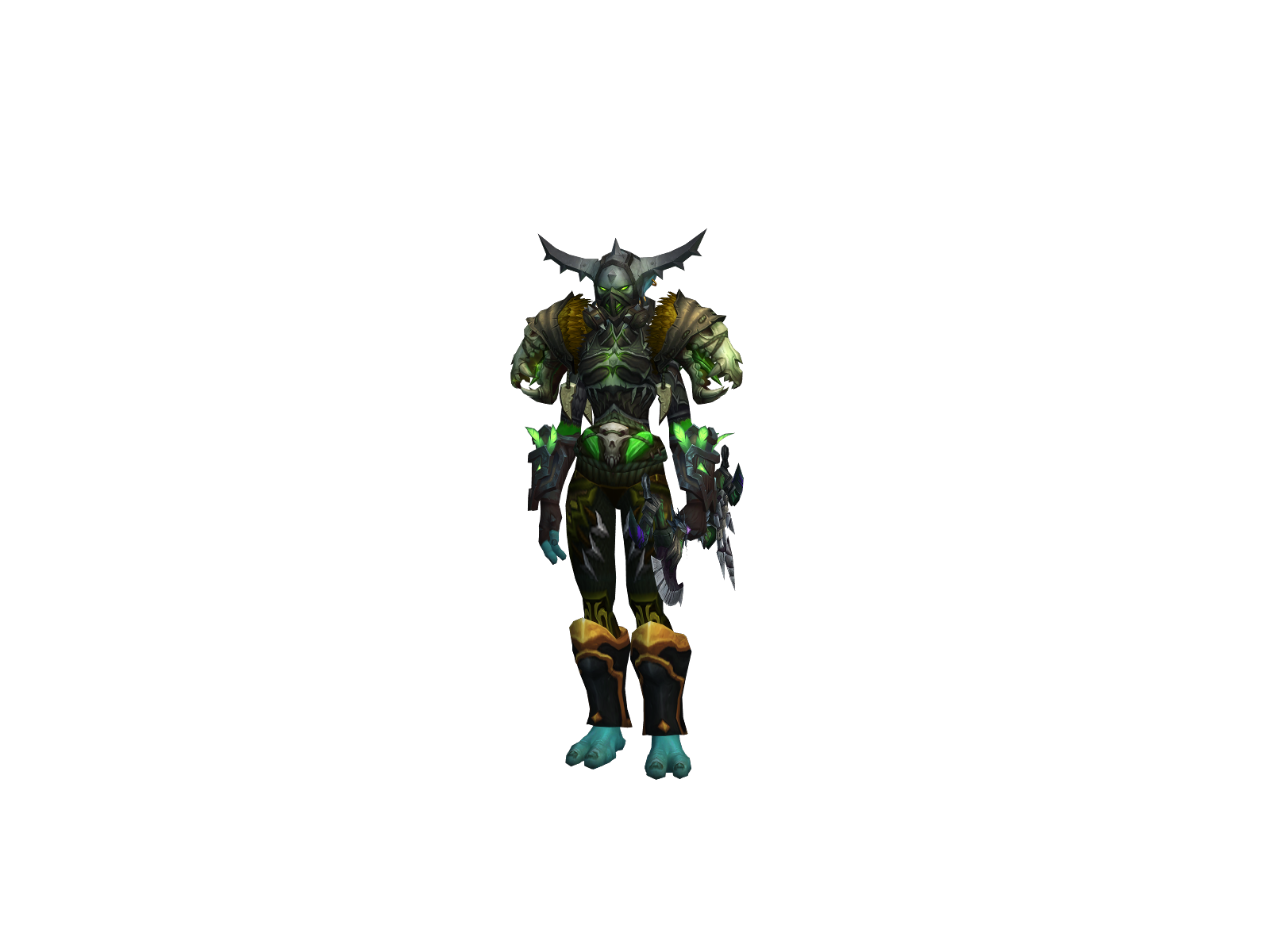 Дистуобед 3D character render
