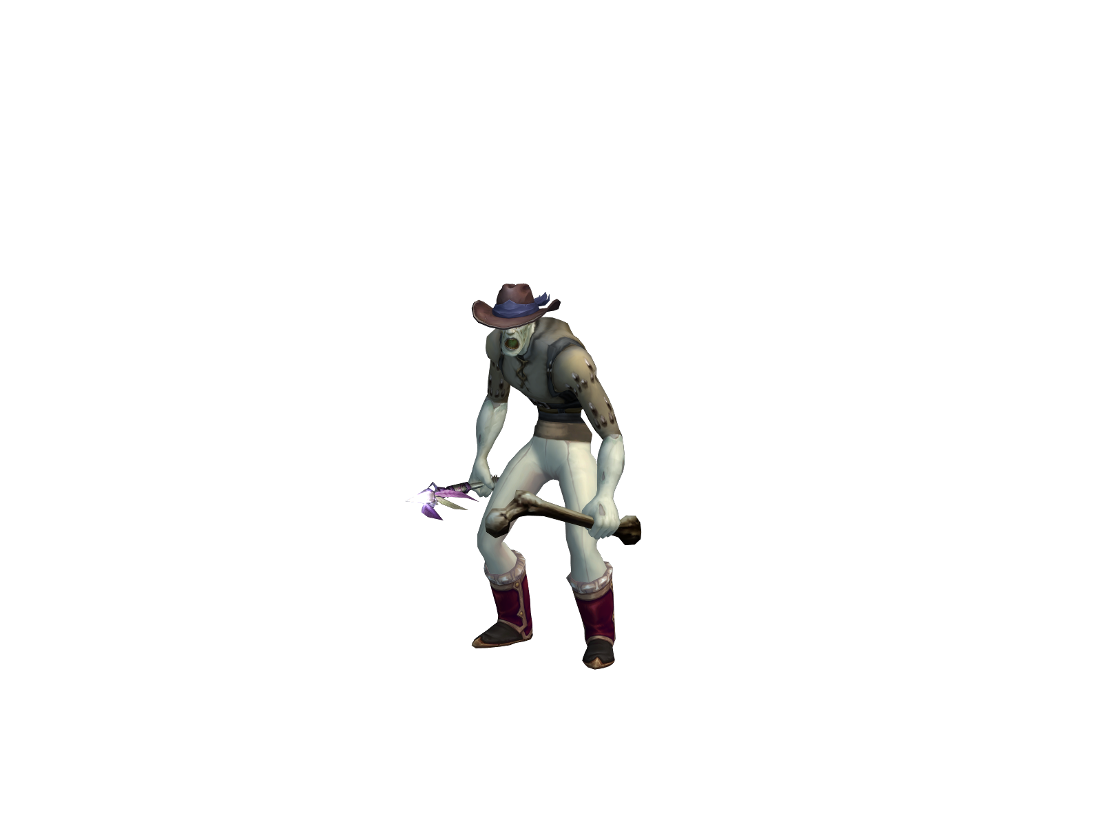 Дженкхм 3D character render
