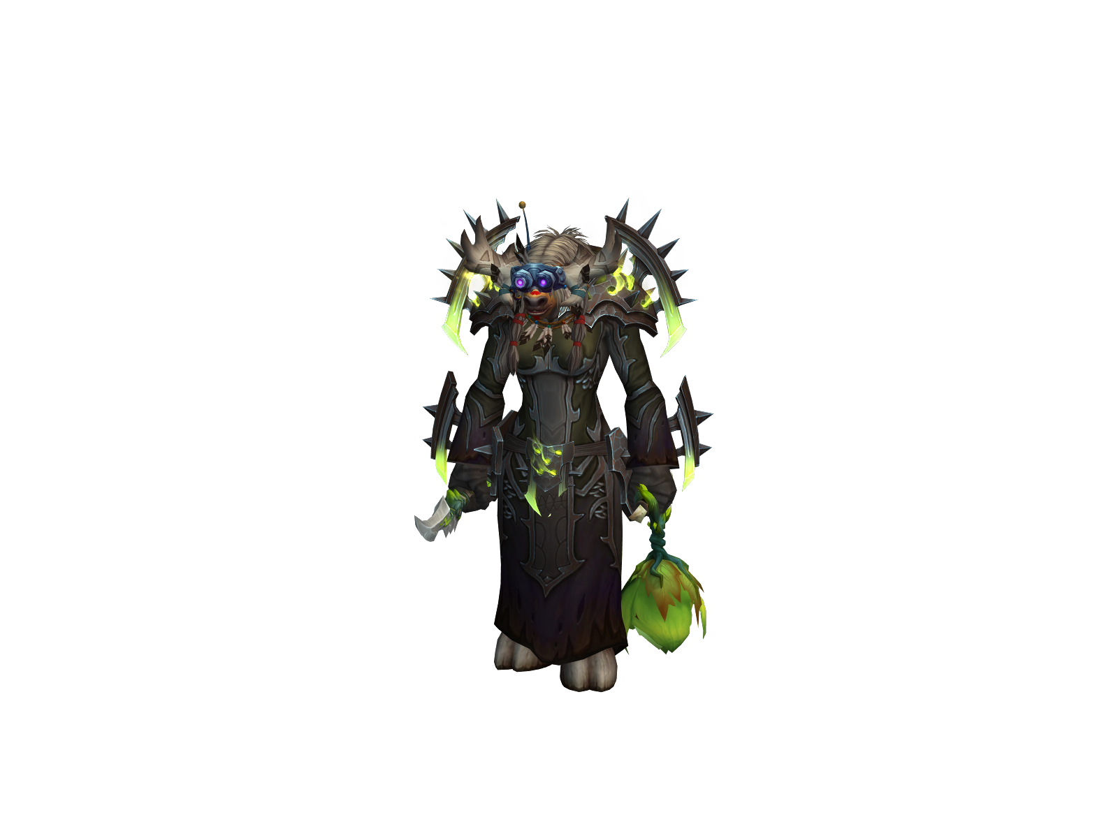 Лапкигрома 3D character render