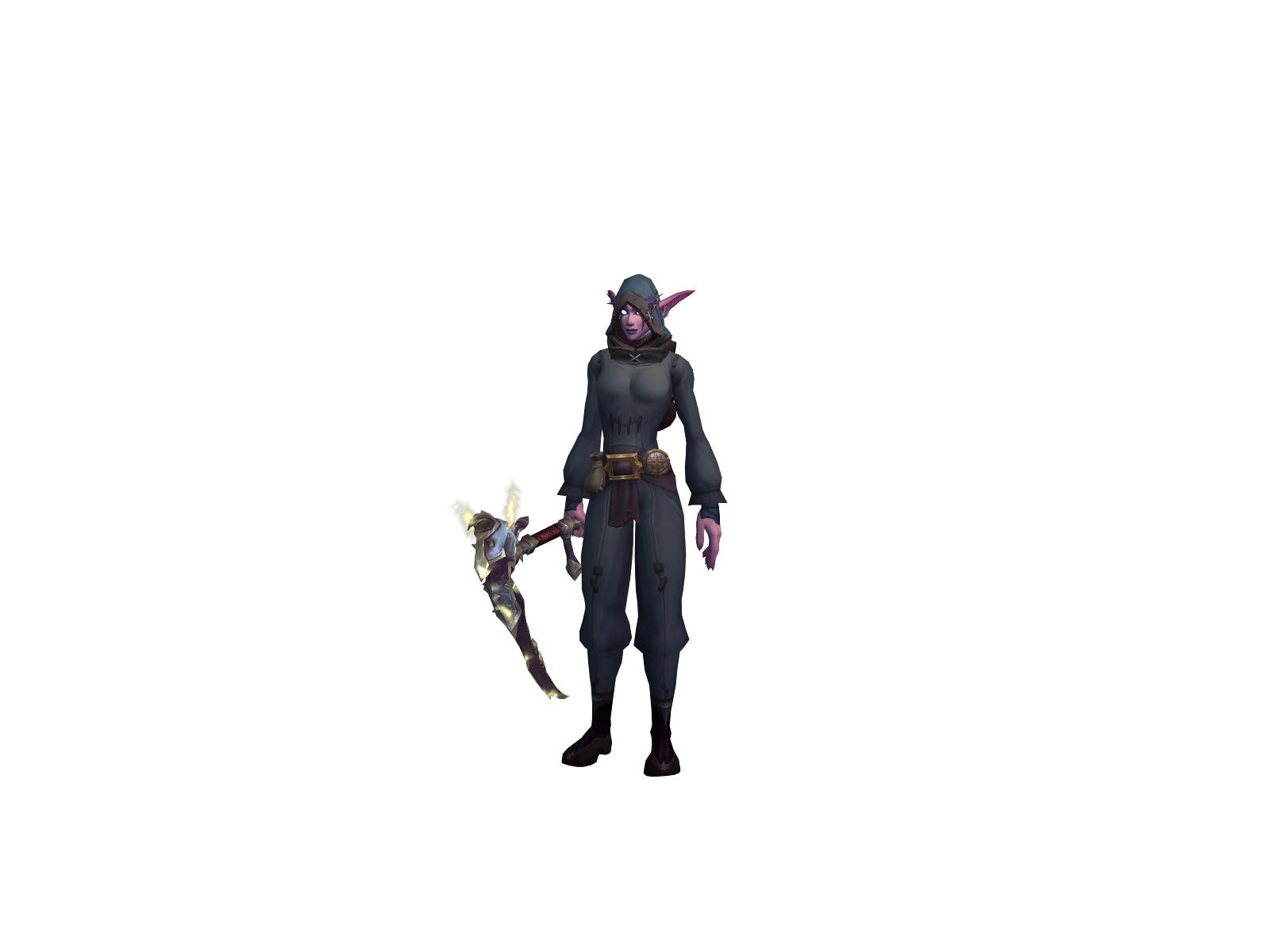 Аутондафи 3D character render