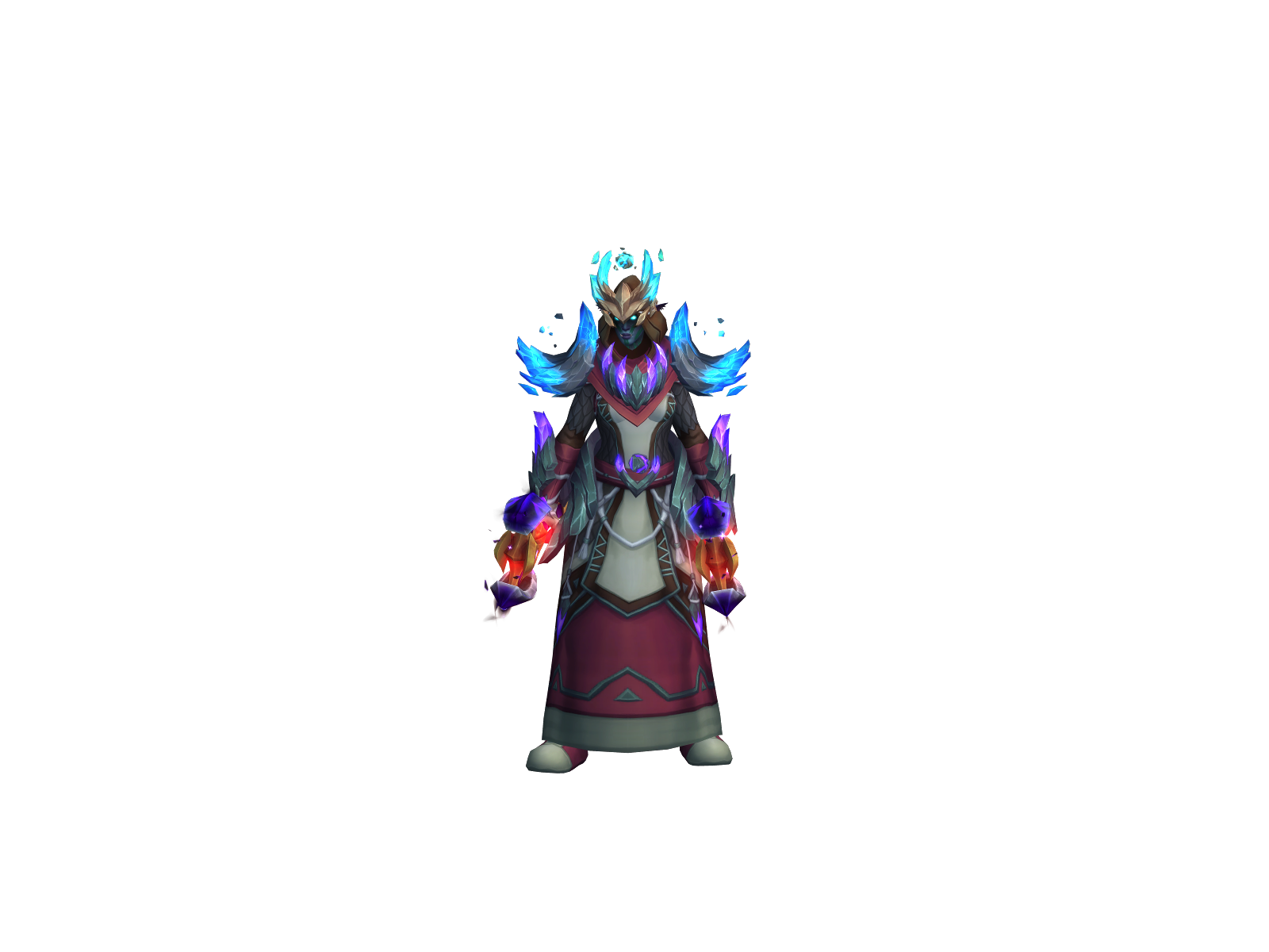 Аньи 3D character render