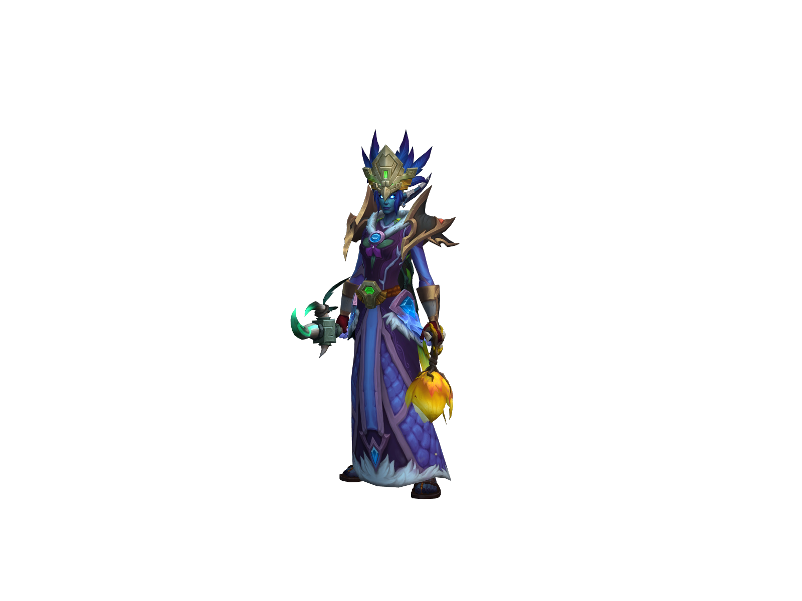 Колдбрр 3D character render
