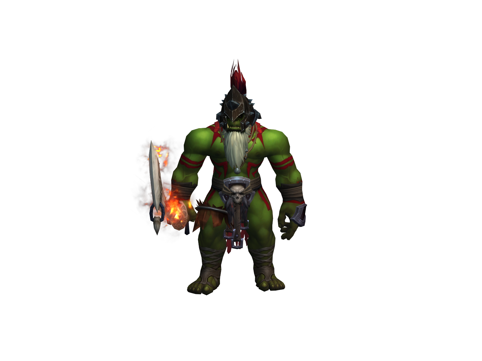Кутакбаш 3D character render