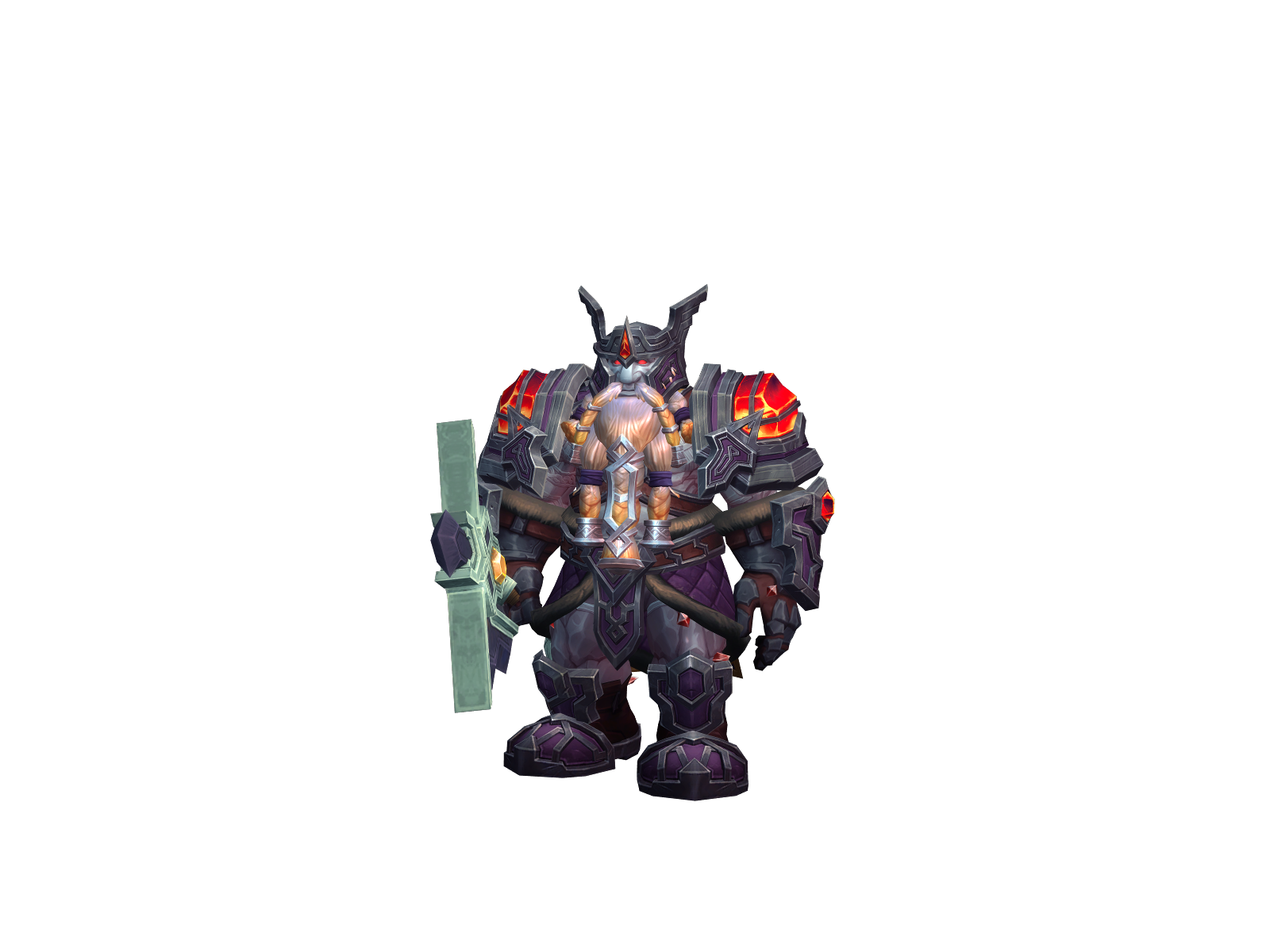 Железобород 3D character render