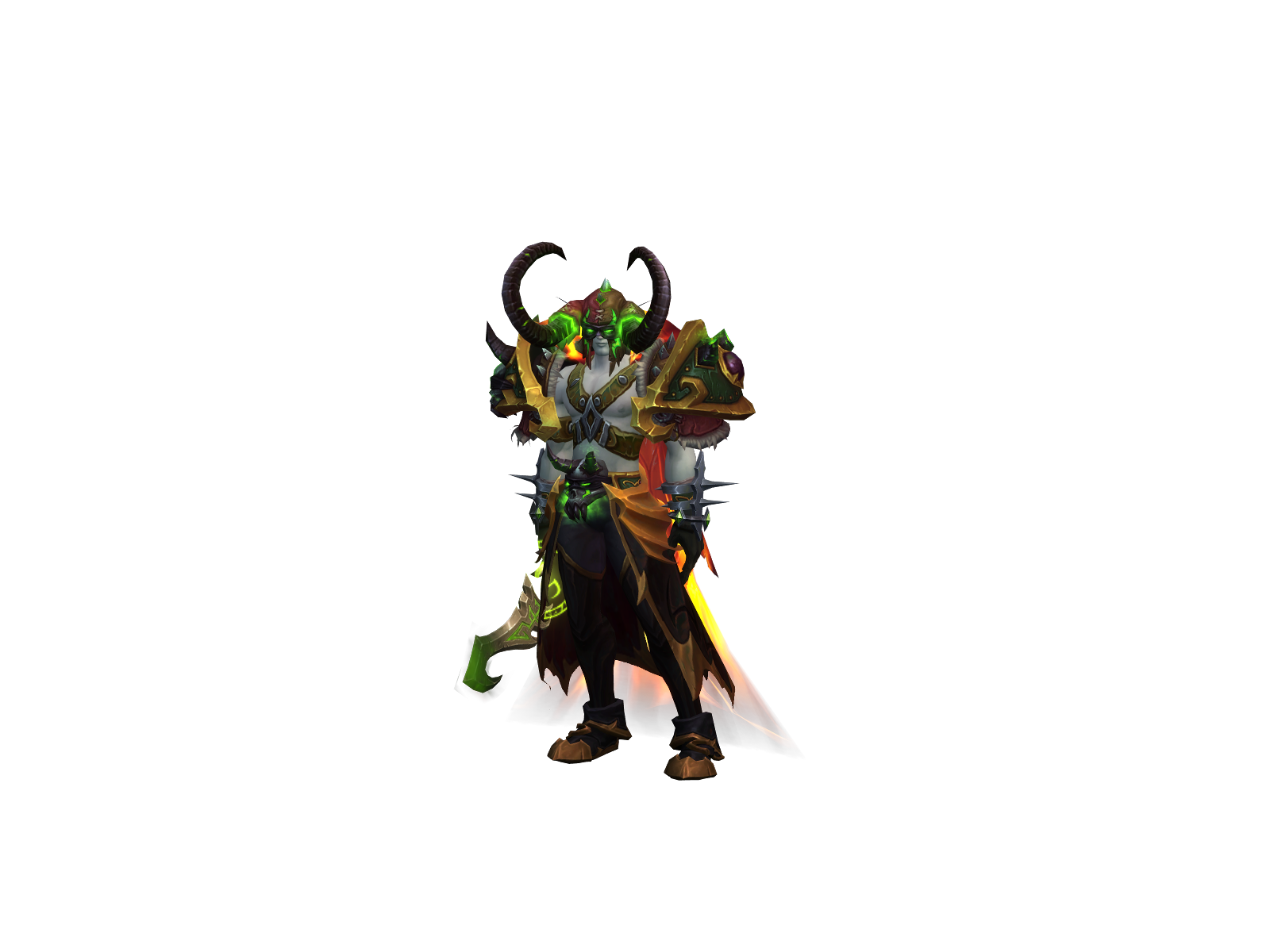 Ацкийбес 3D character render