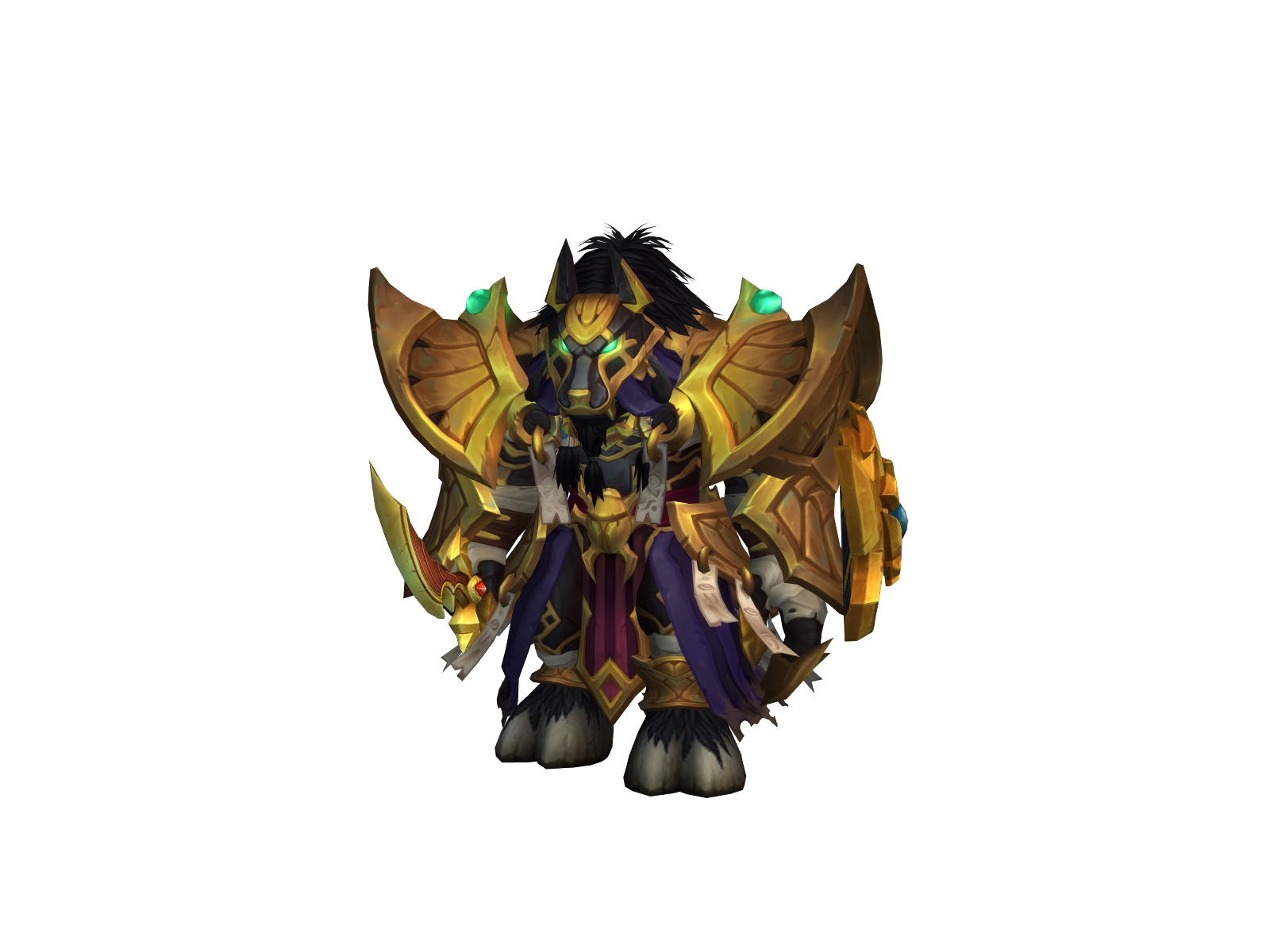 Муаман 3D character render