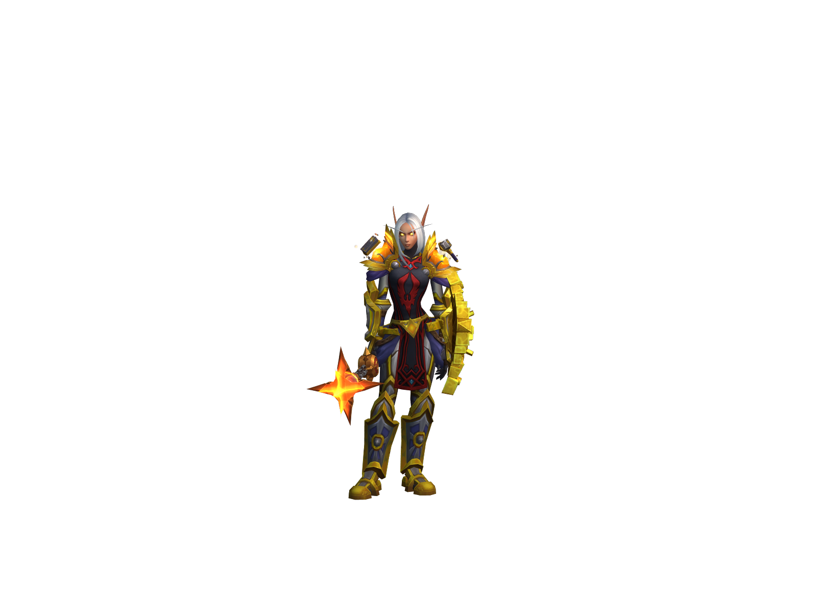 Тийе 3D character render