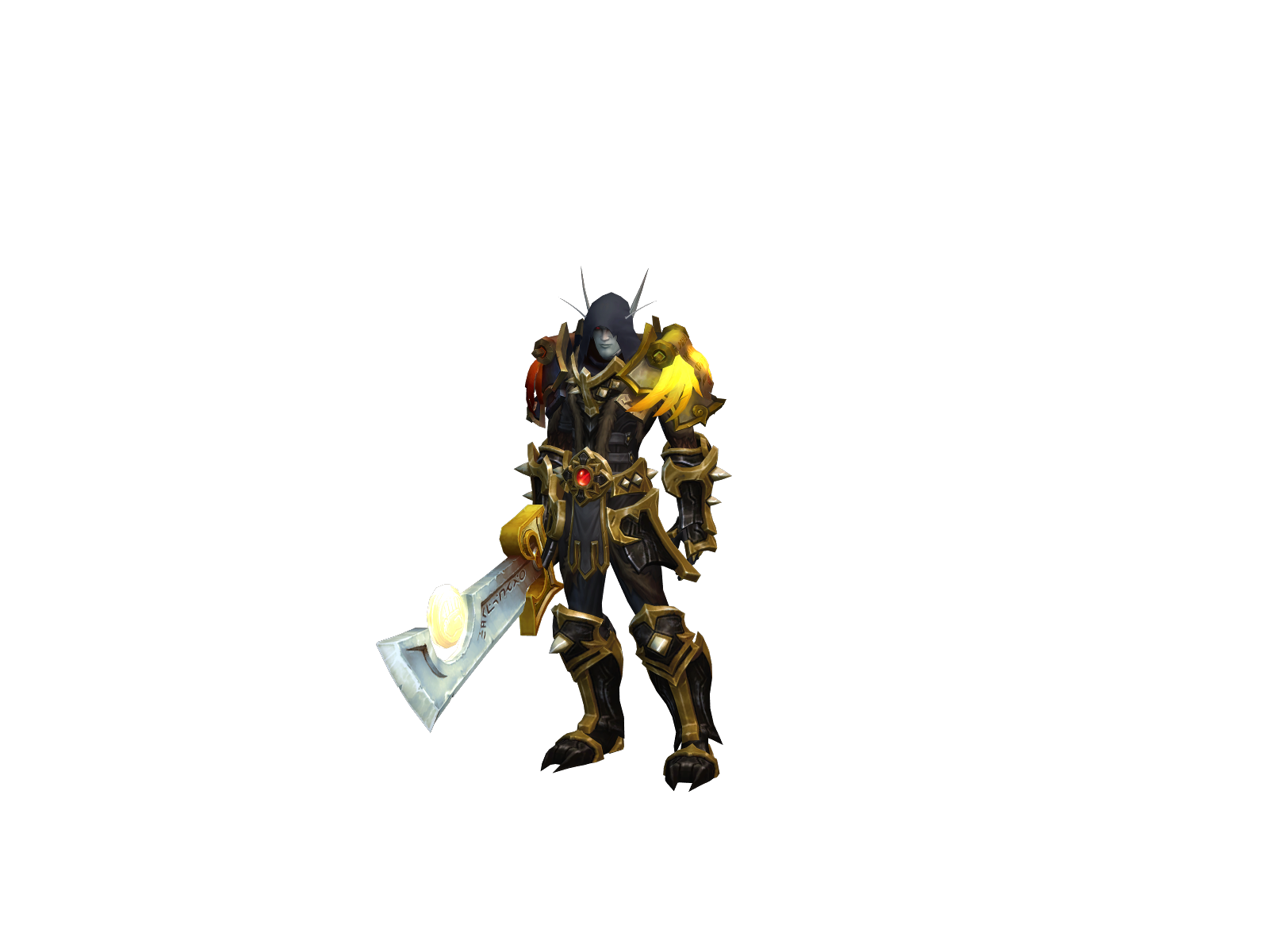 Аур 3D character render