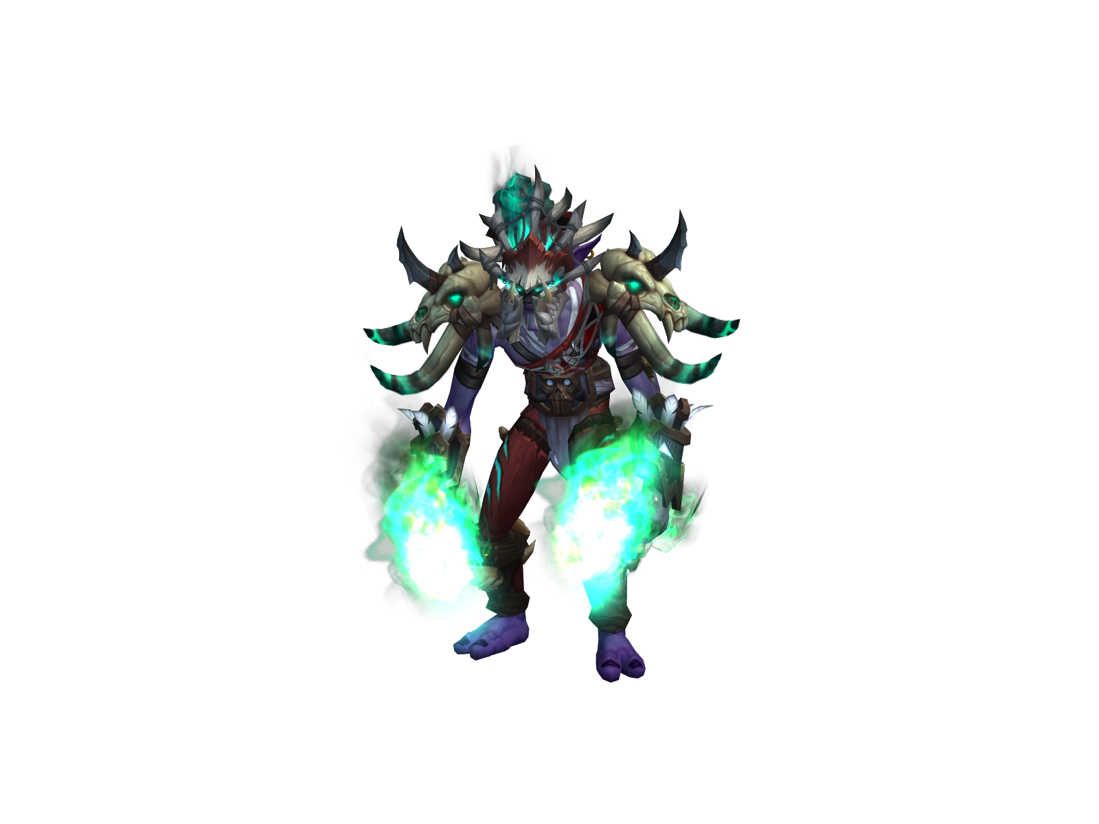 Вабан 3D character render