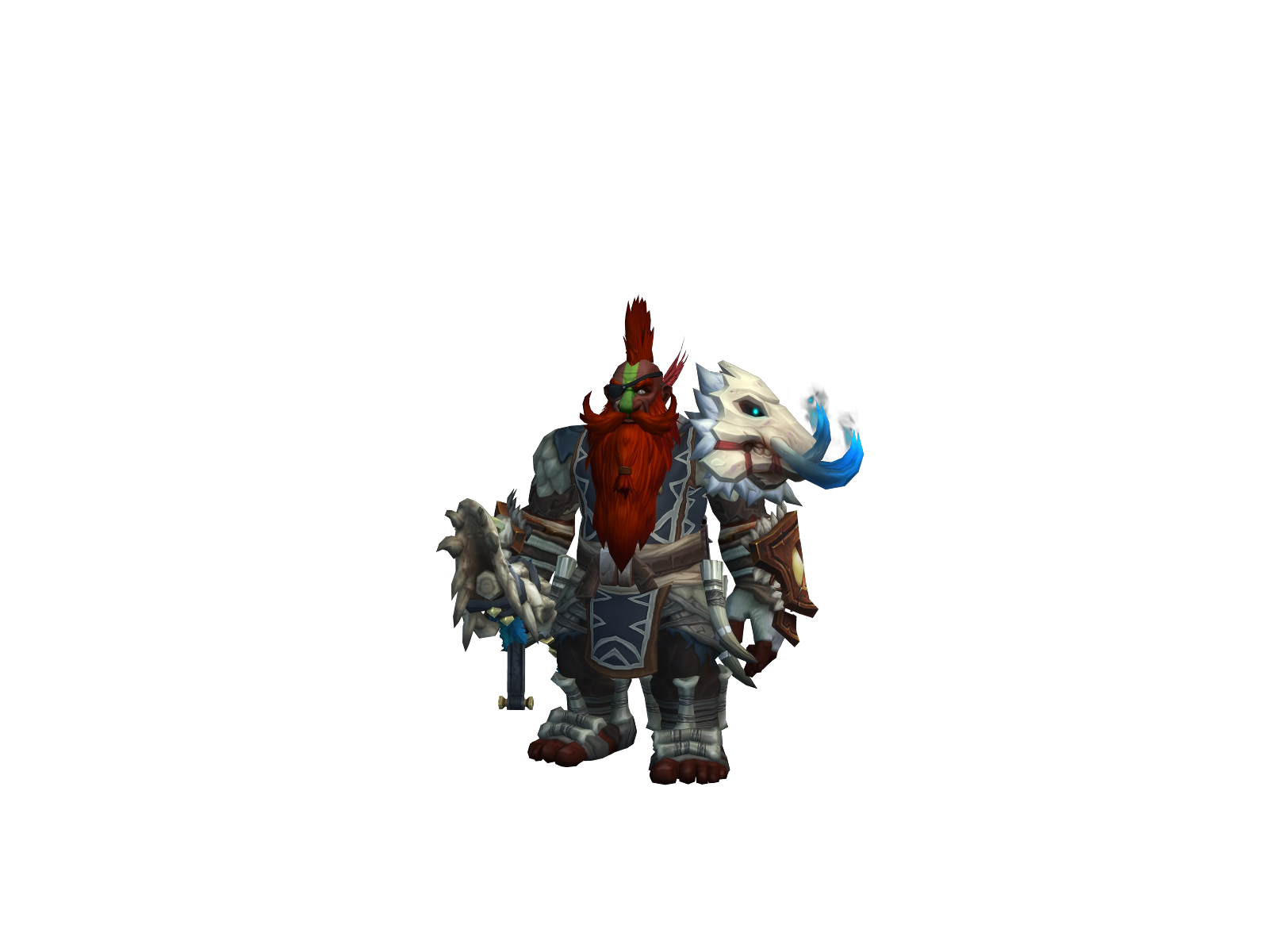 Моджосевера 3D character render
