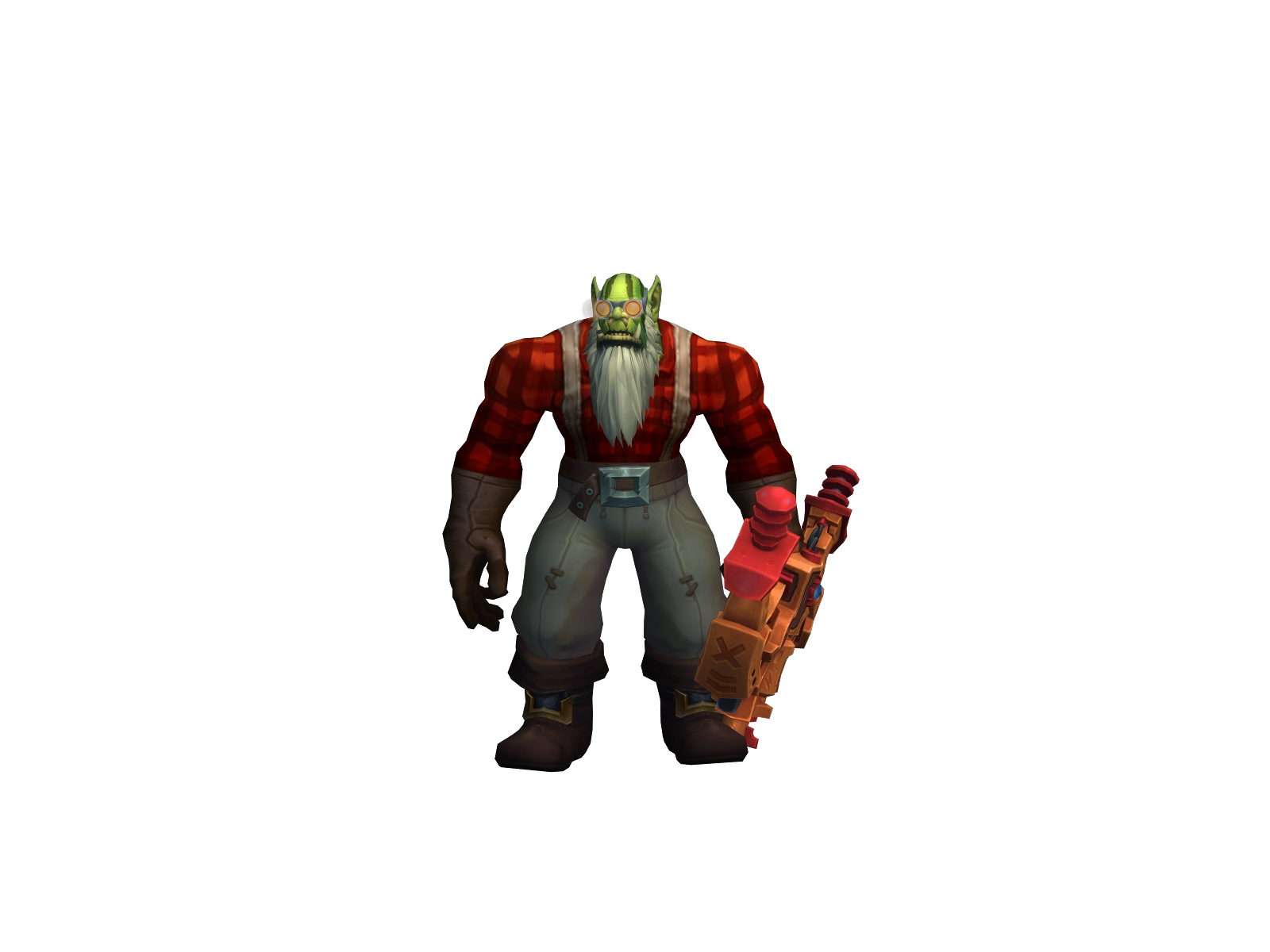Урхуул 3D character render