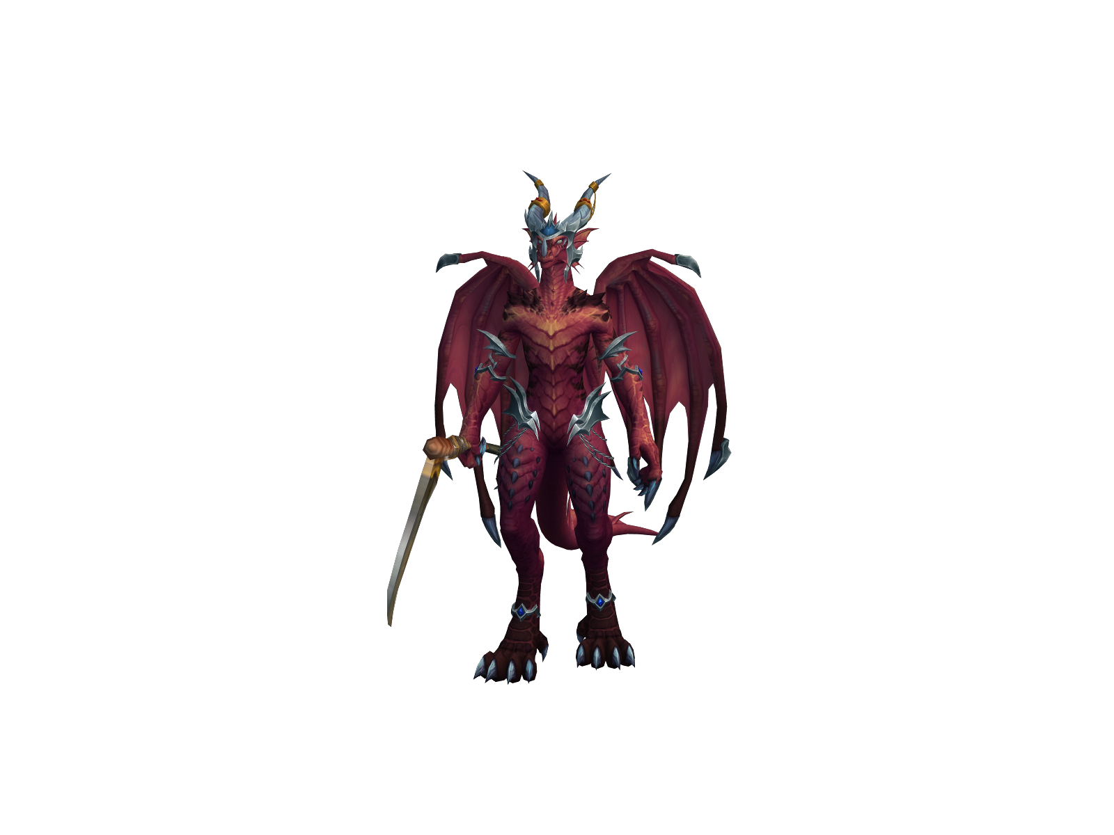 Драконгном 3D character render