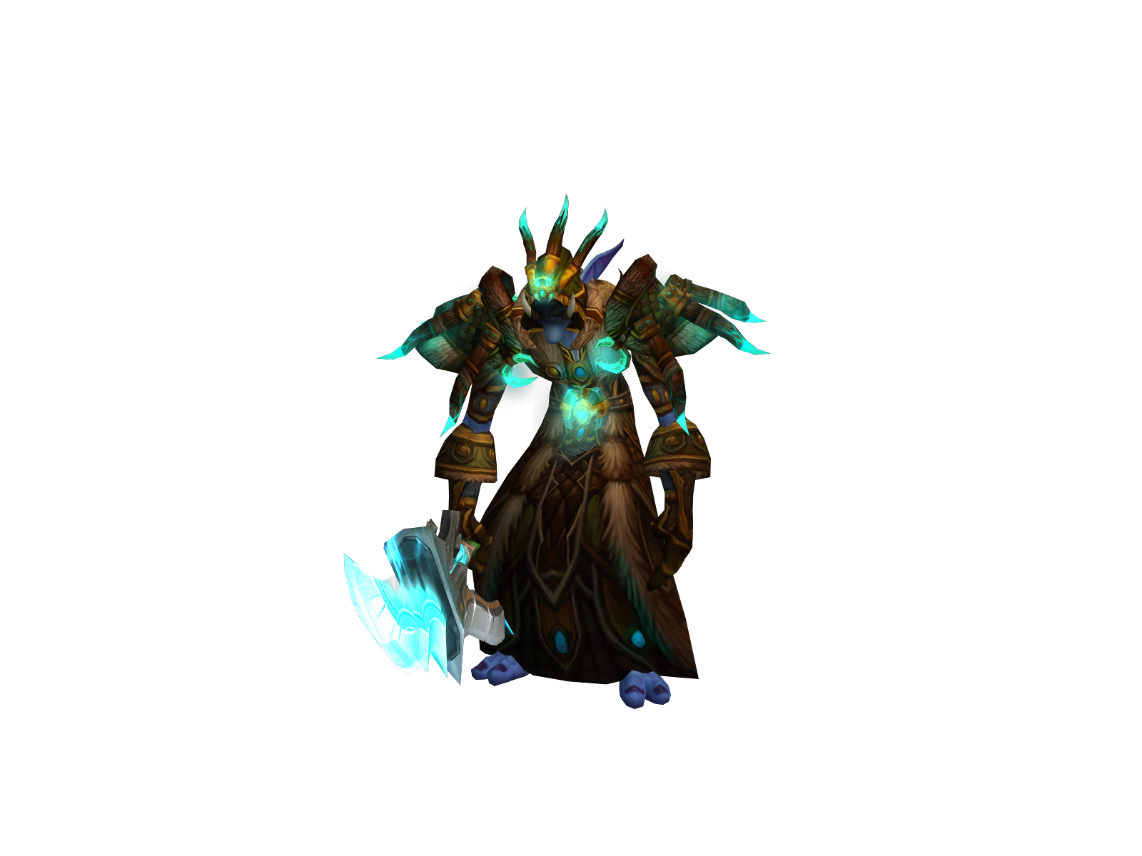Нибахе 3D character render