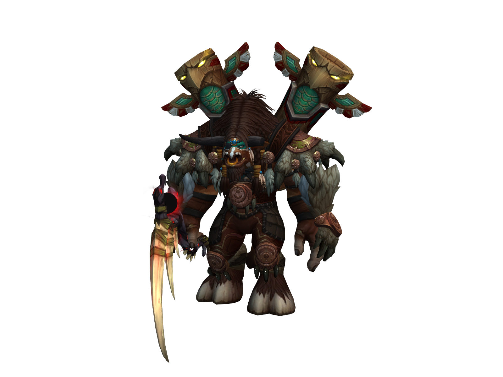 Хомуут 3D character render