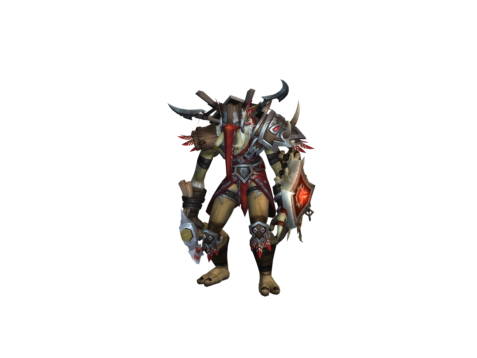 Тибибум 3D character render