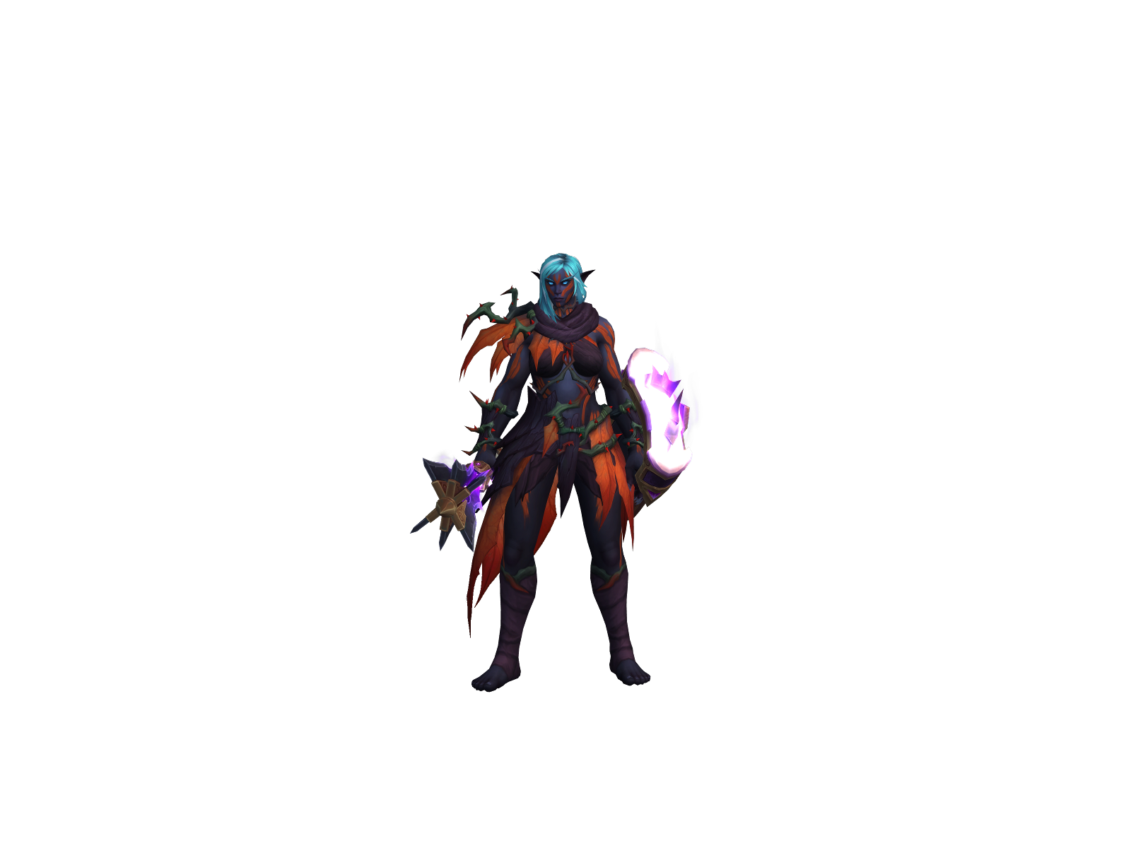 Зачемх 3D character render