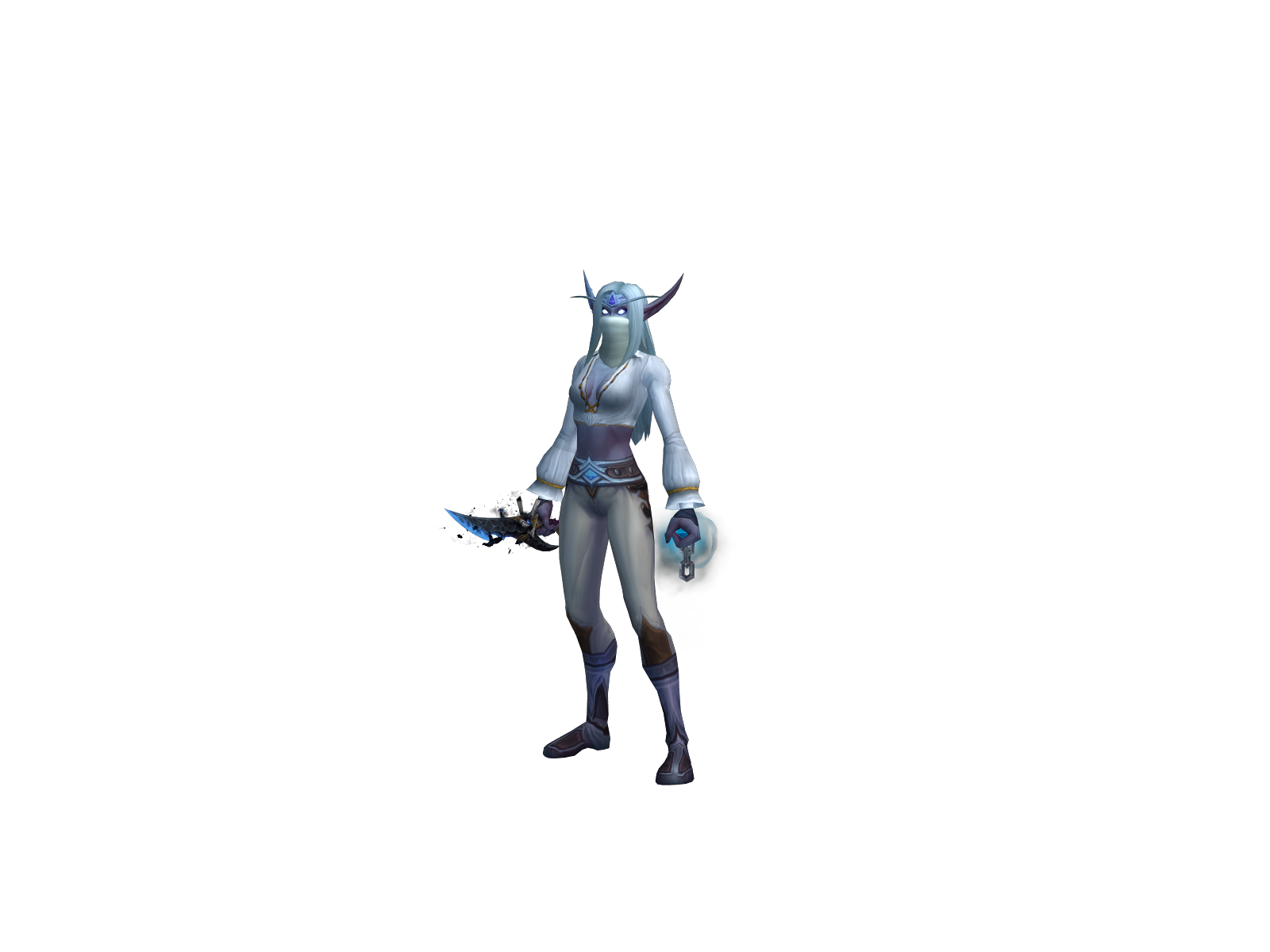 Ахоли 3D character render