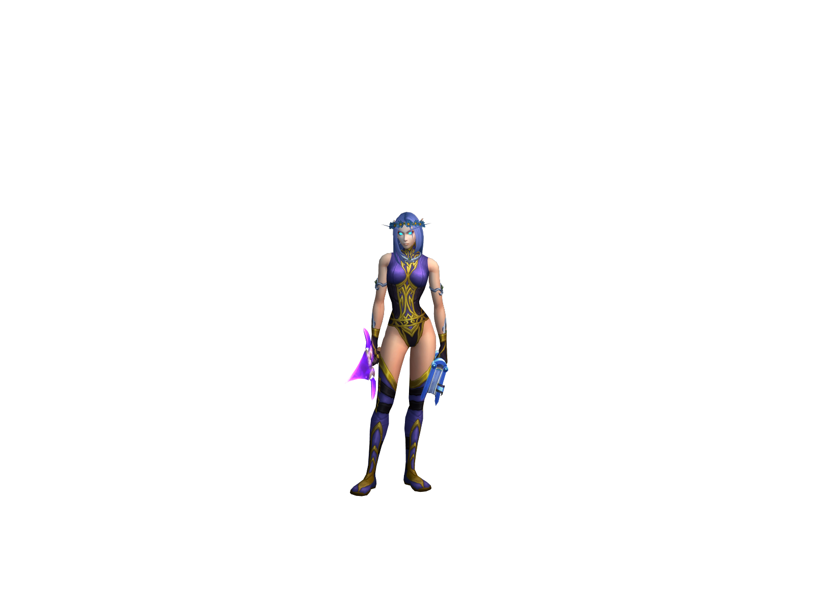 Исцеляющая 3D character render