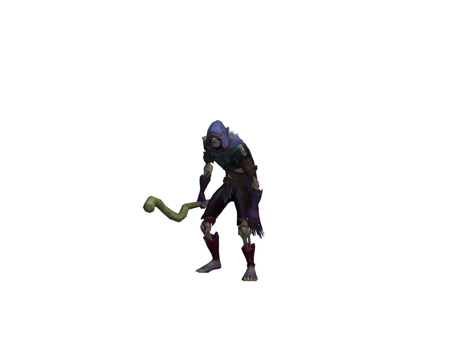 Варатах 3D character render