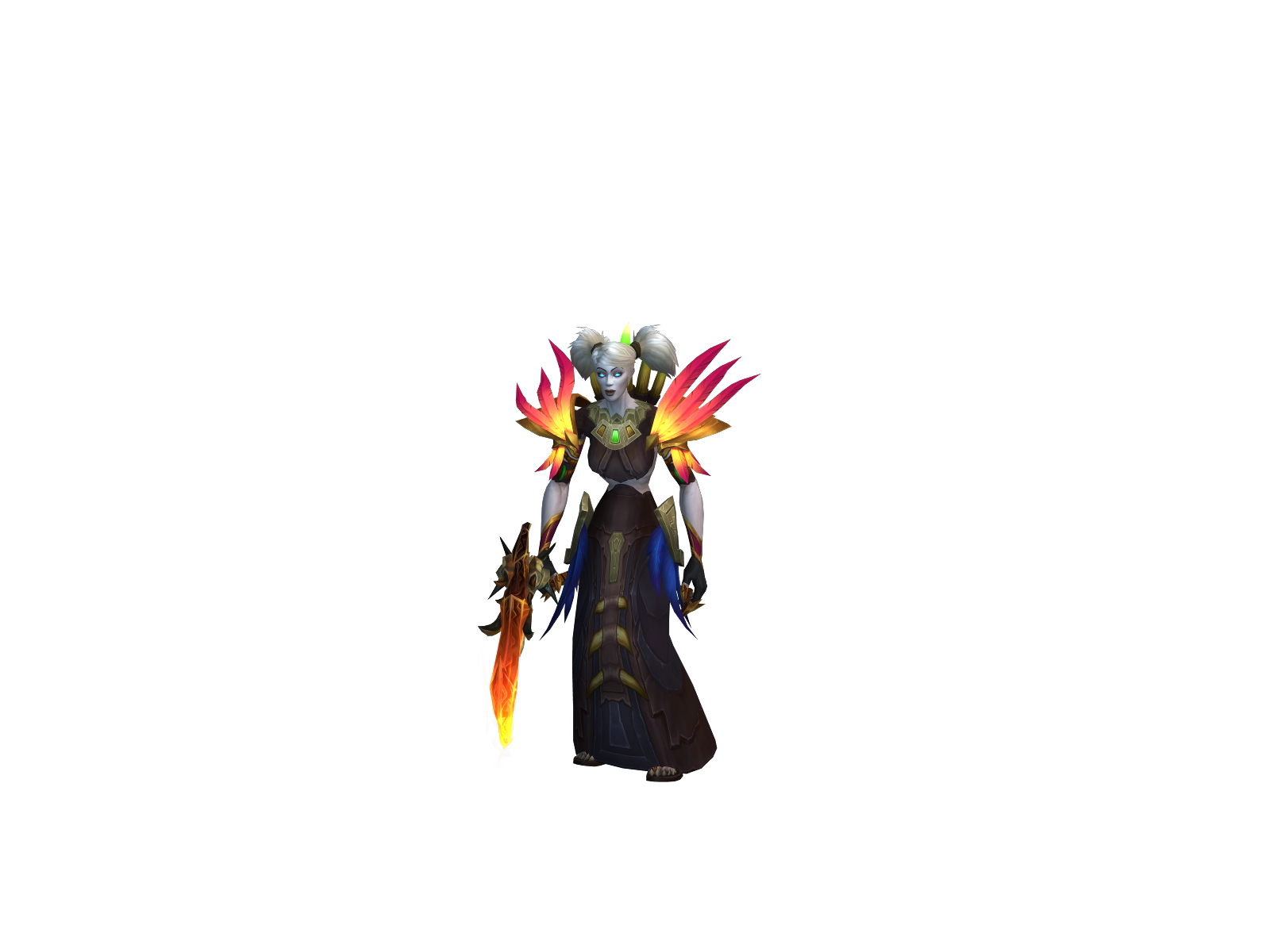 оженского 3D character render