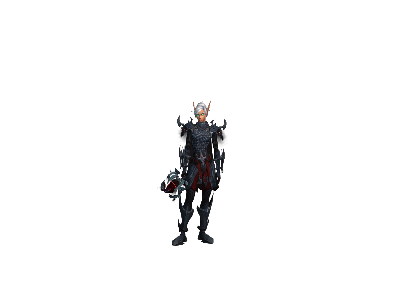 Эйвирин 3D character render