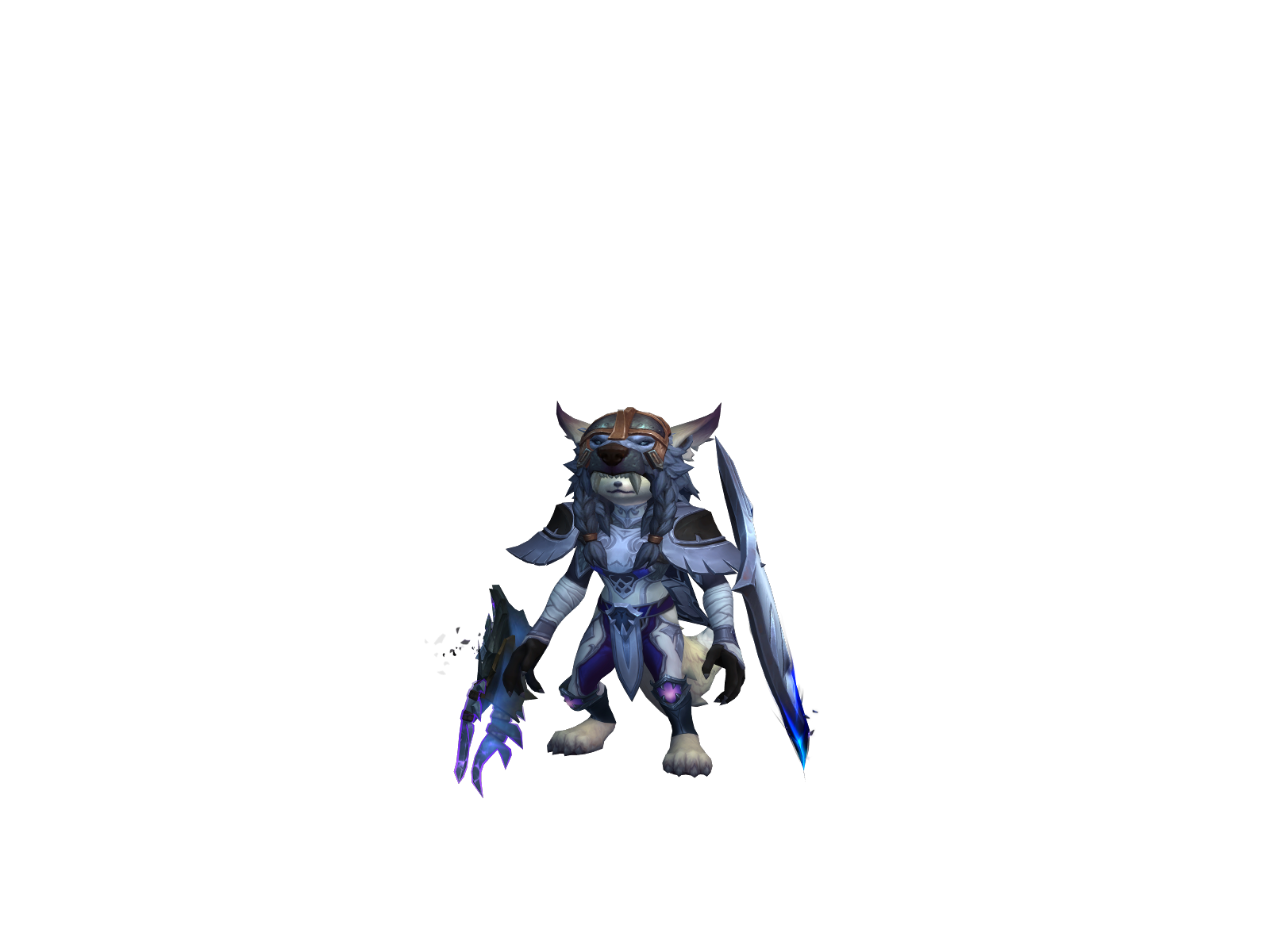 Китсусато 3D character render