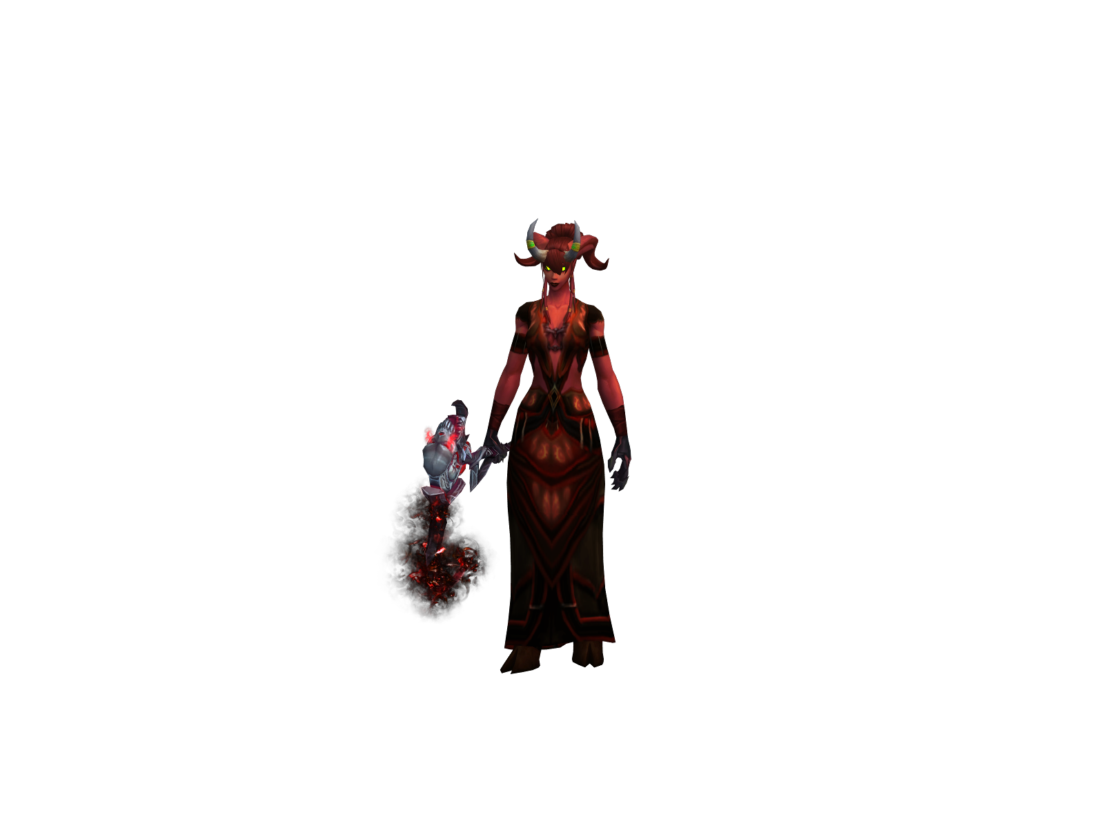 Теселия 3D character render