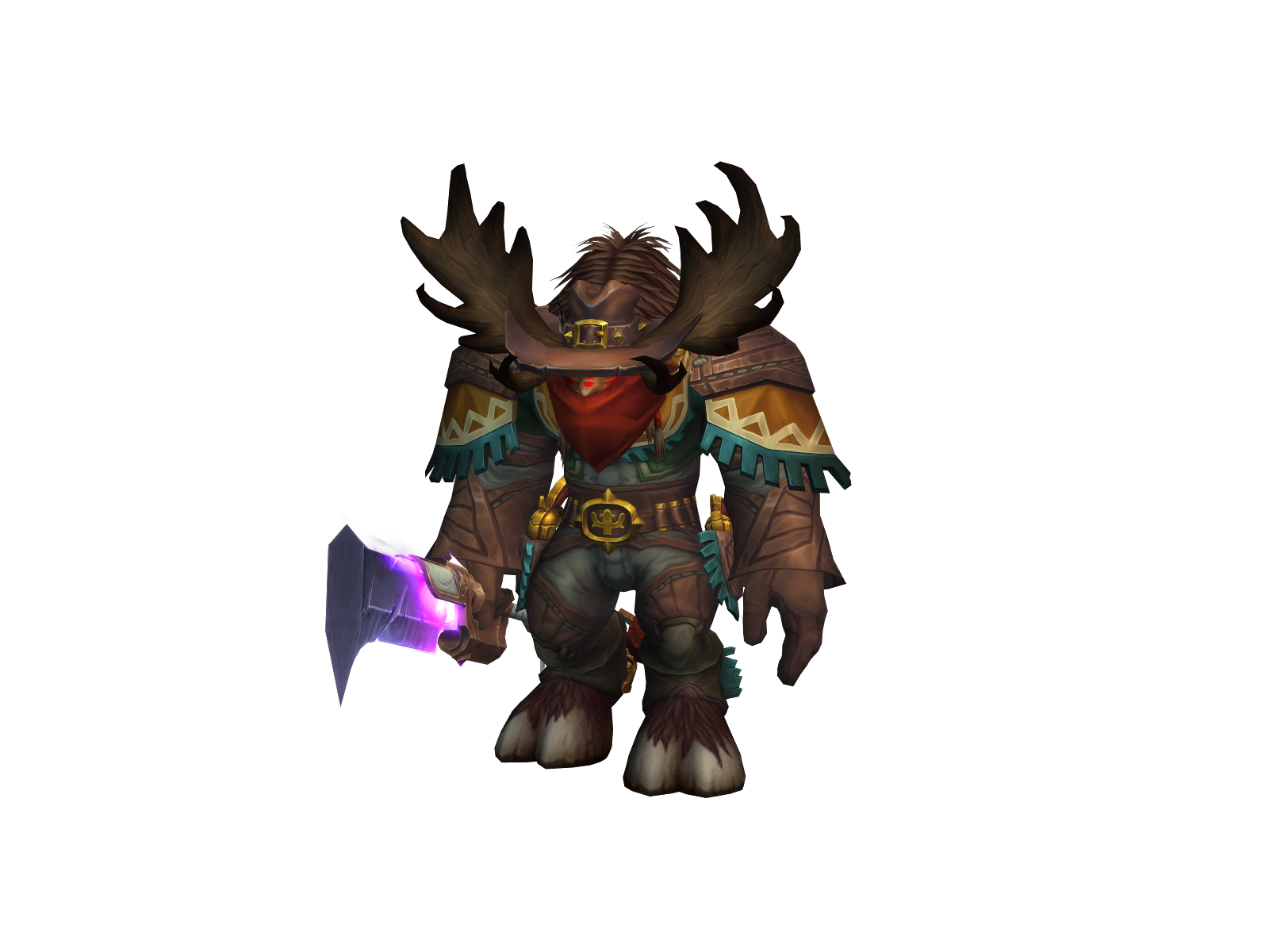 Мэнлиханк 3D character render