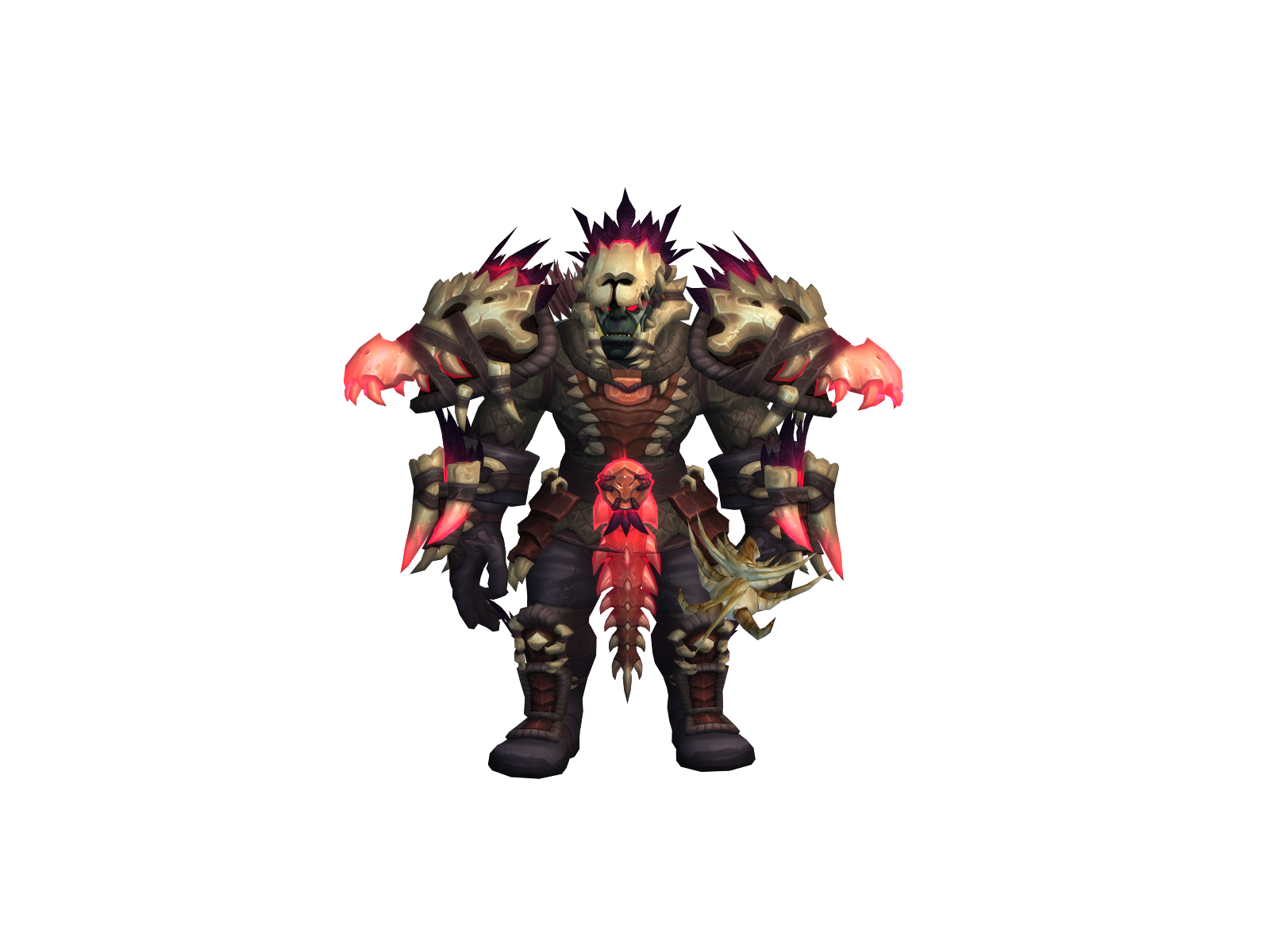 Фожа 3D character render