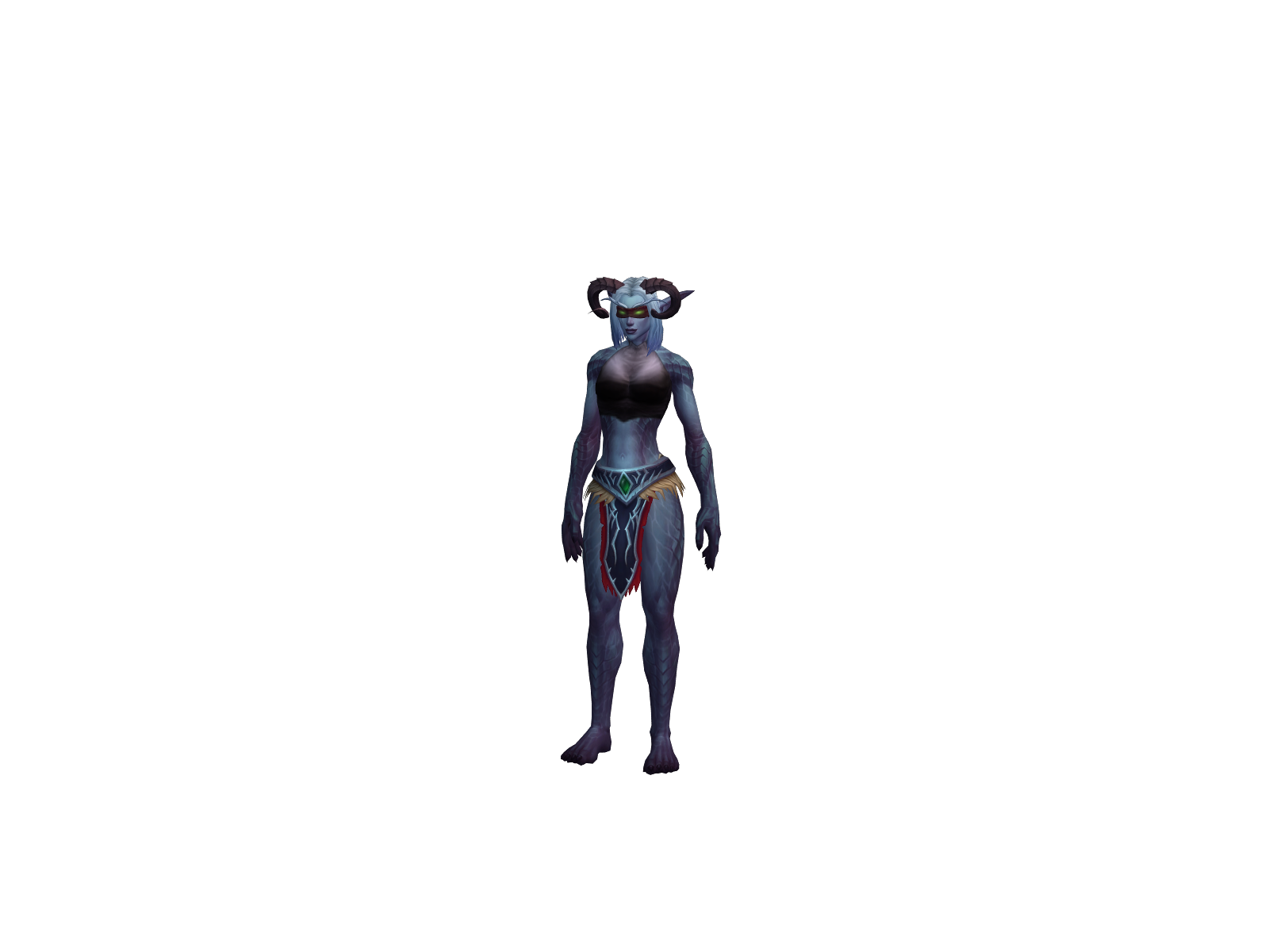 Анафелл 3D character render