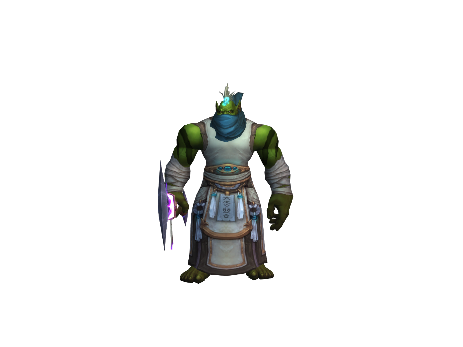 Бенехал 3D character render
