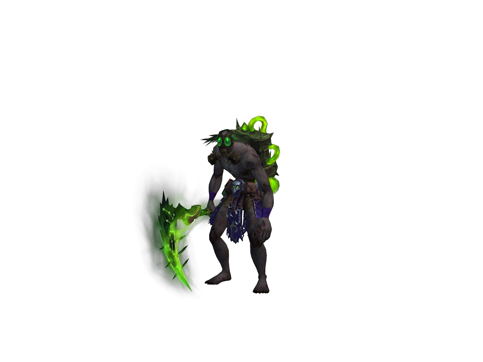 Фитчер 3D character render