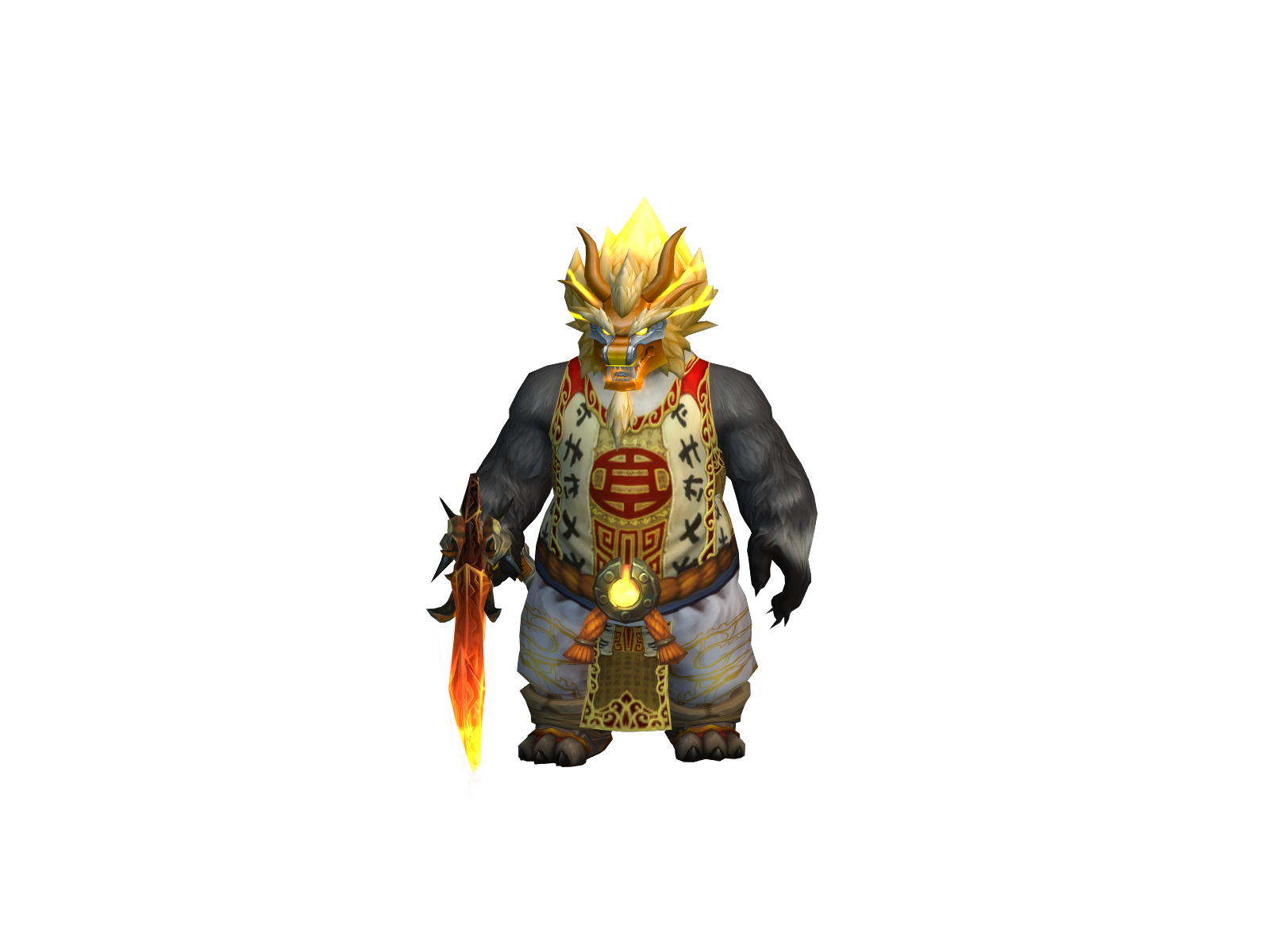 Монкаа 3D character render