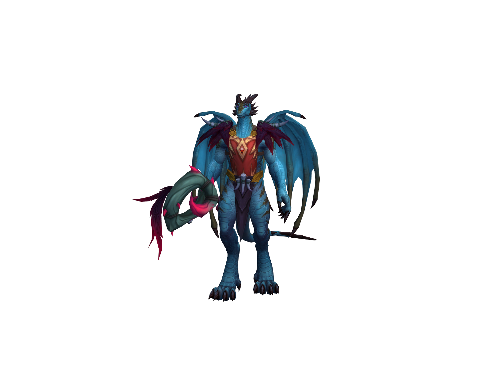 Фефул 3D character render