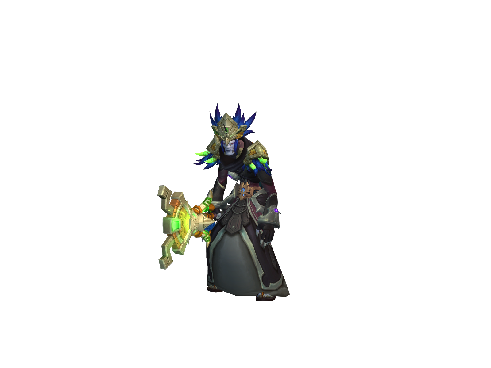 Йетти 3D character render