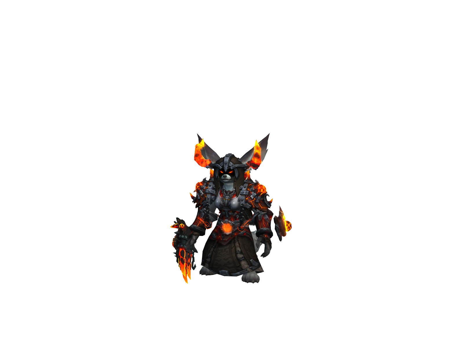 Кирихара 3D character render