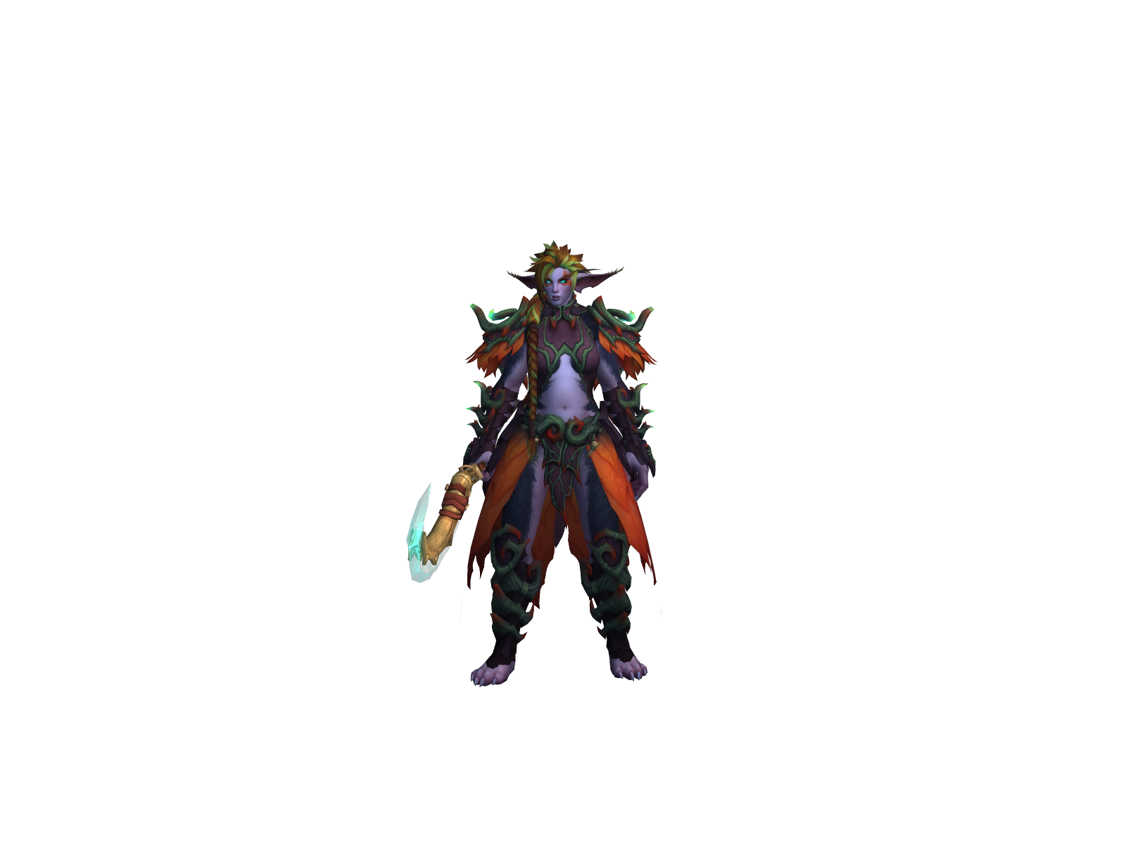 Ливая 3D character render