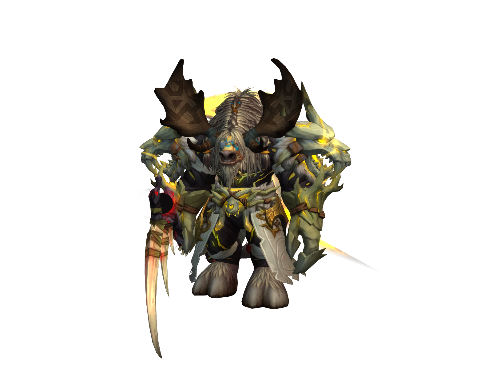 Мутао 3D character render