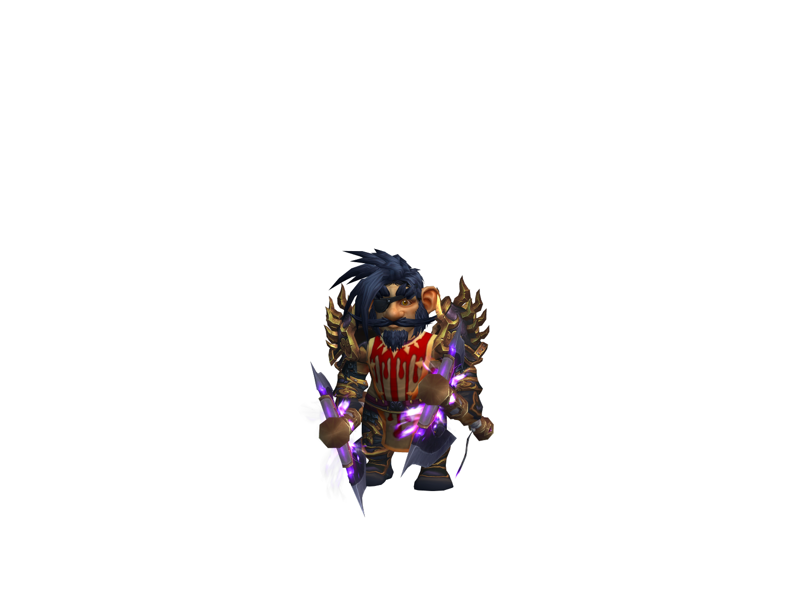 Бошкоголовый 3D character render