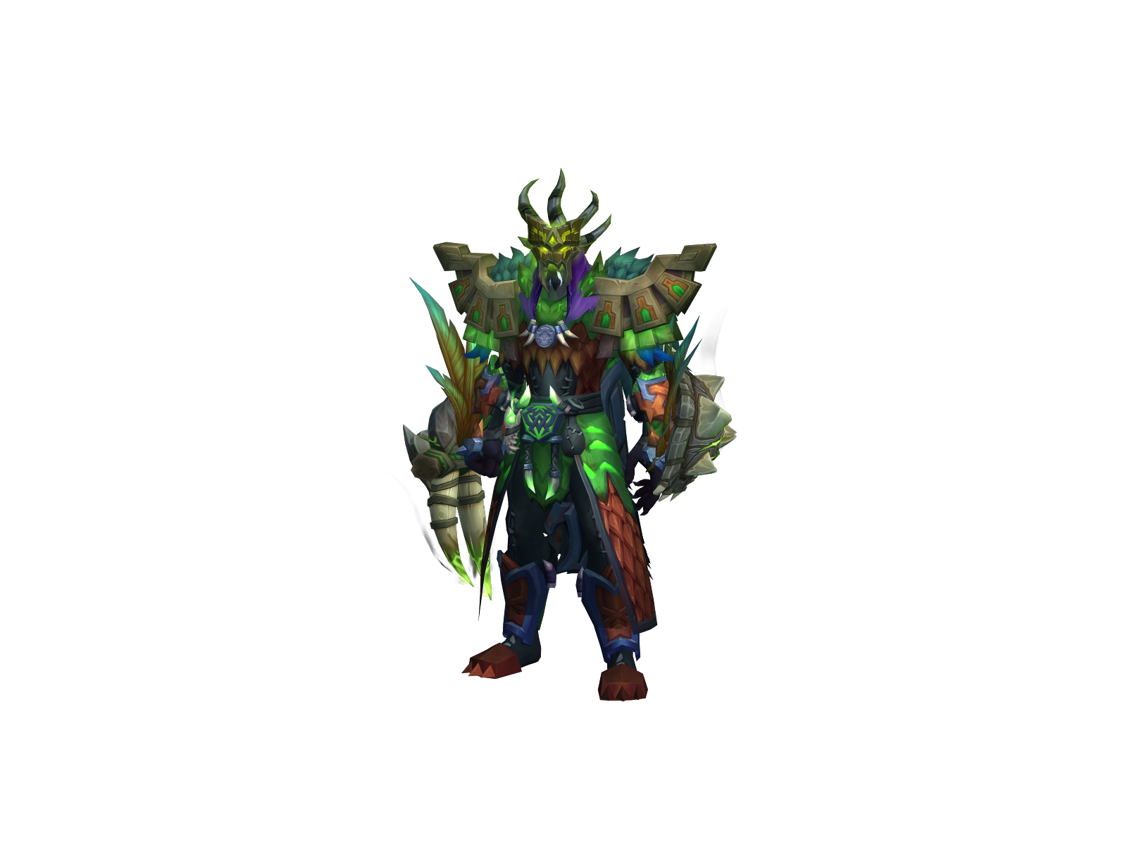 Эходревних 3D character render