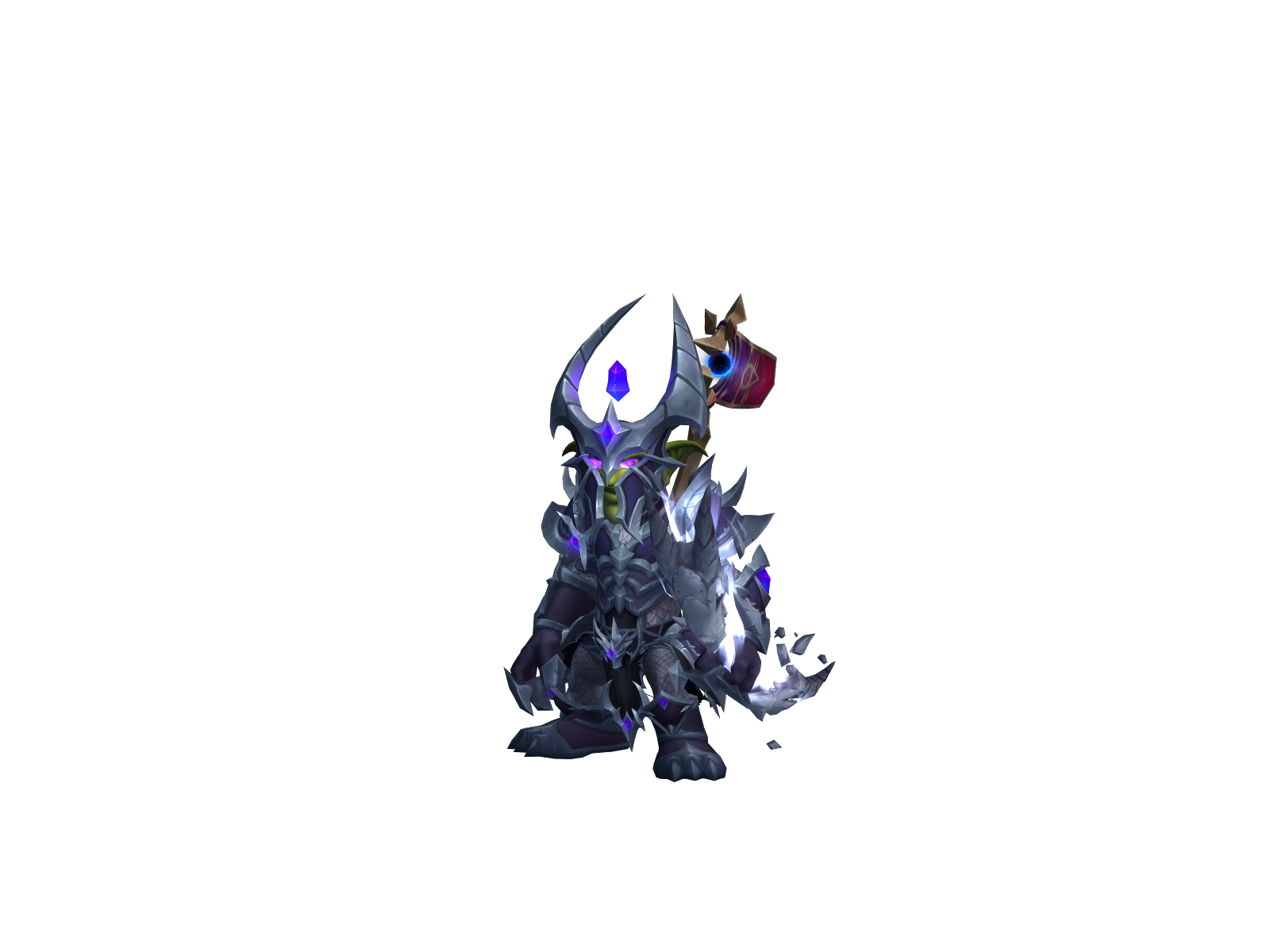 Пистолеттос 3D character render